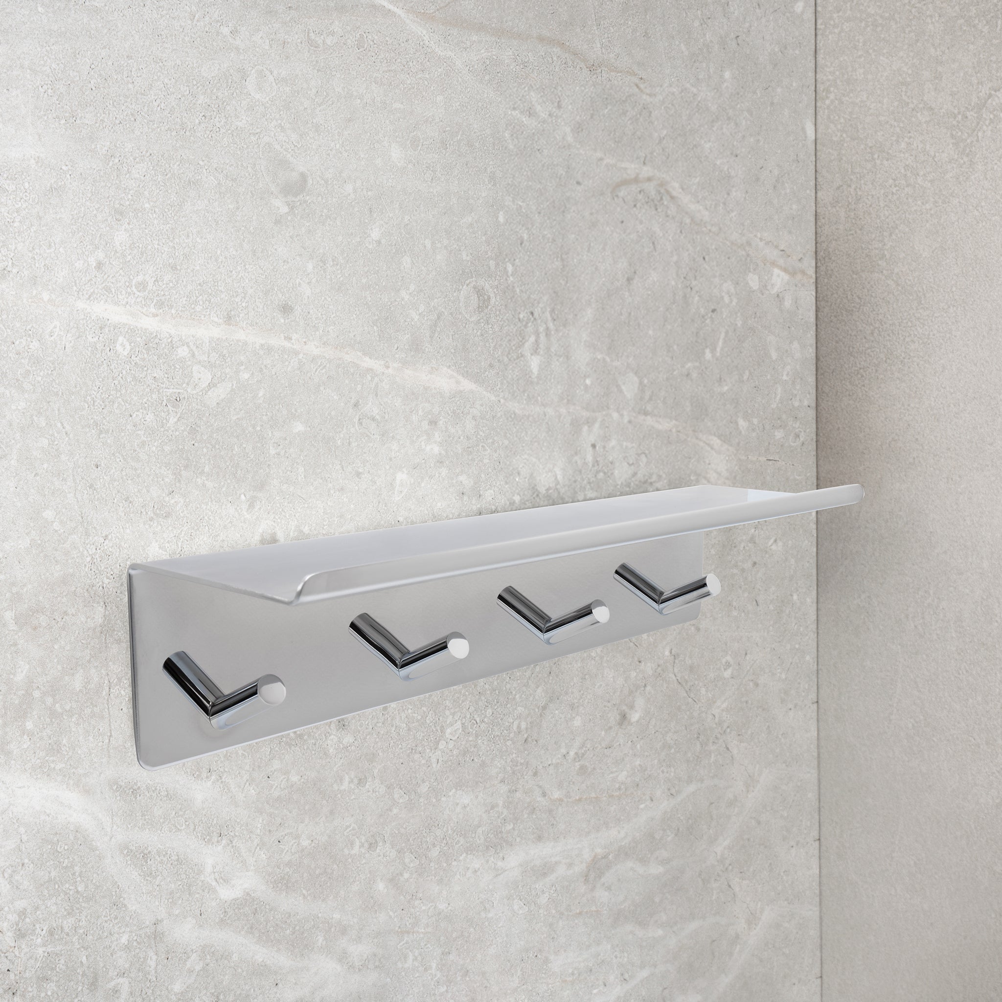 Bathroom Hook Shelf | Base | 30cm