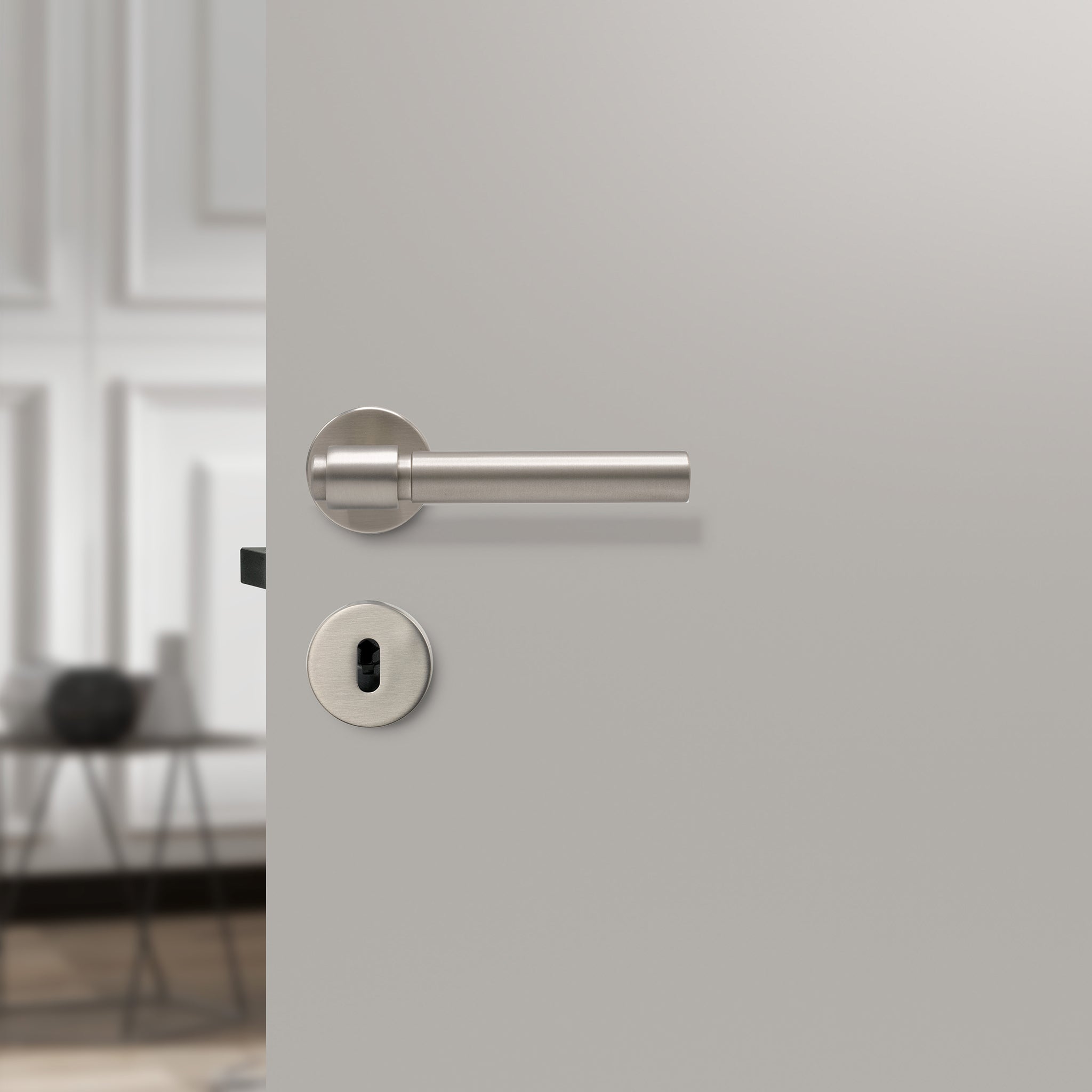 Sprung Door Handle Set | Helix 200 | Plain