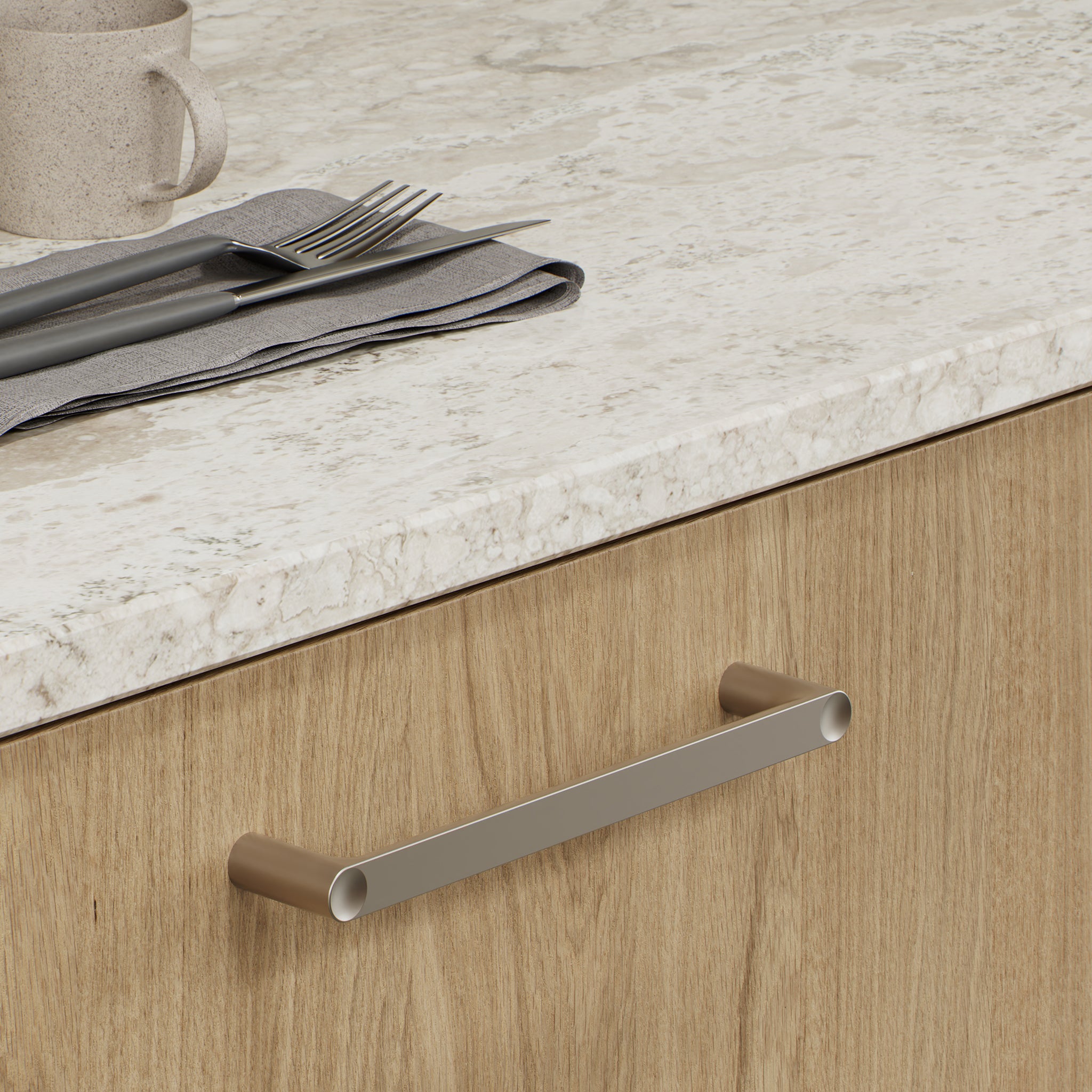 Handle Punto | Metal | 17.2cm