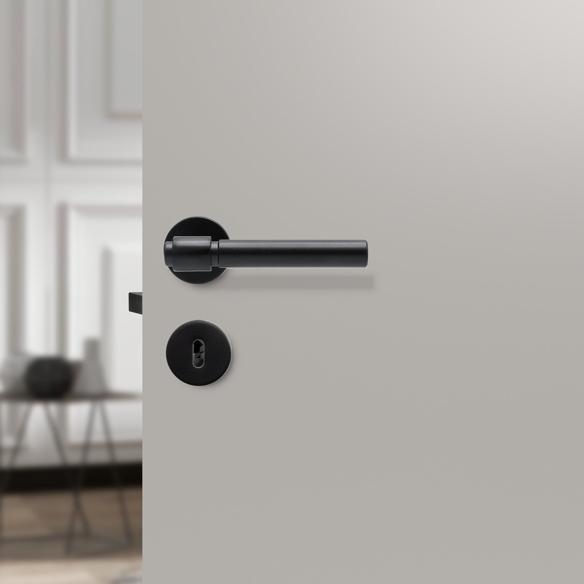 Sprung Door Handle Set | Helix 200 | Plain