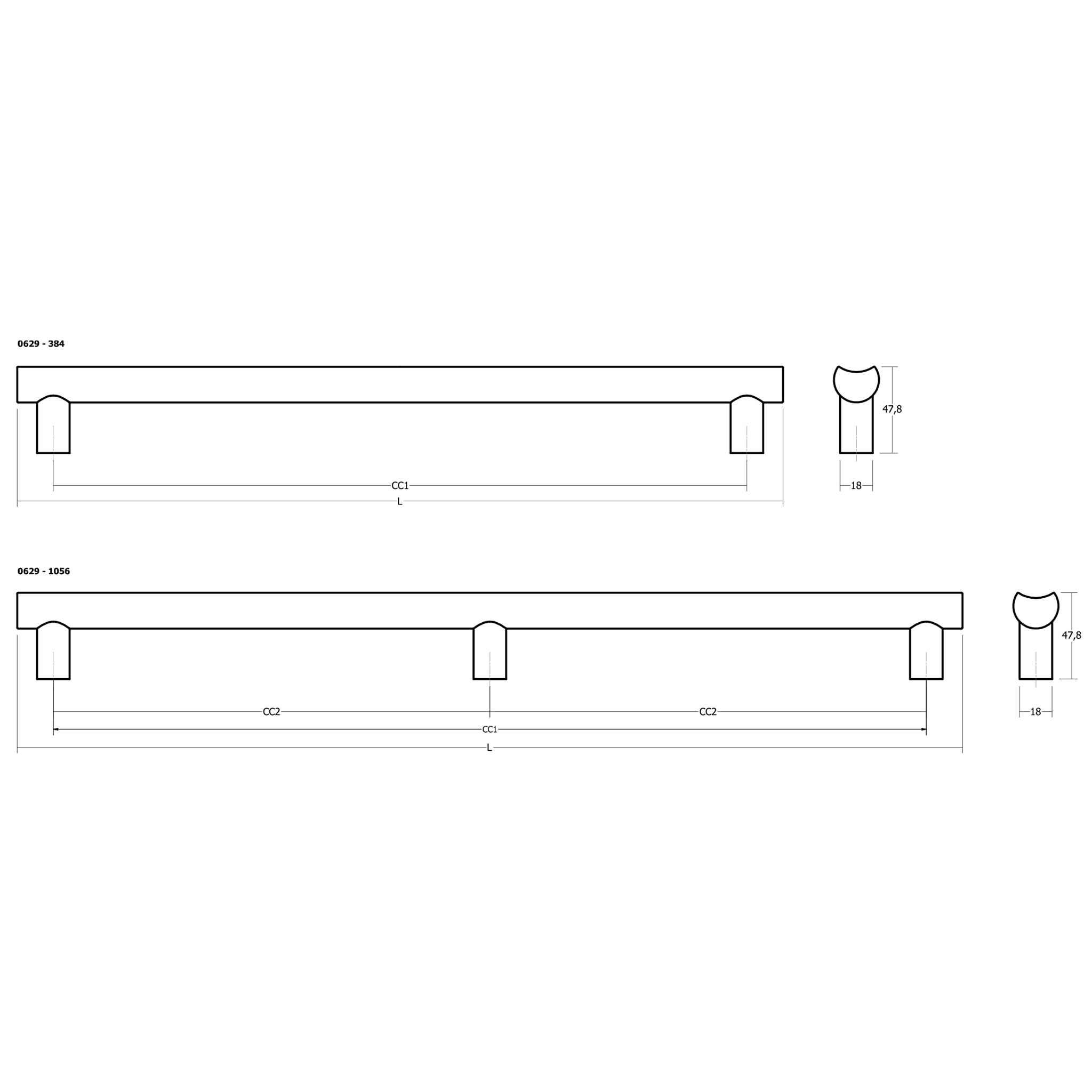 Handle Moon | 109.6cm