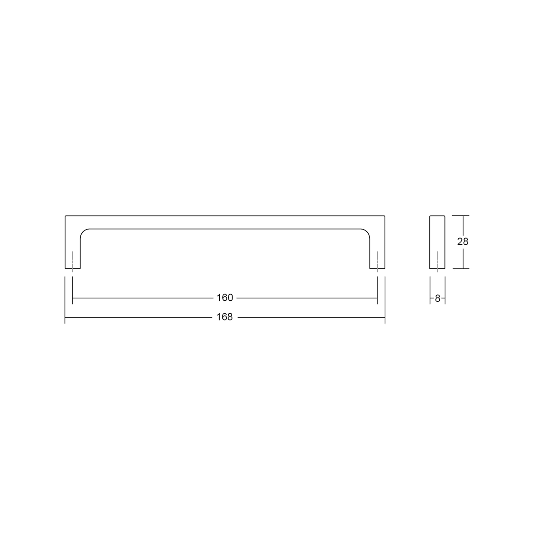 Handle Pura | 16.8cm / 26.4cm