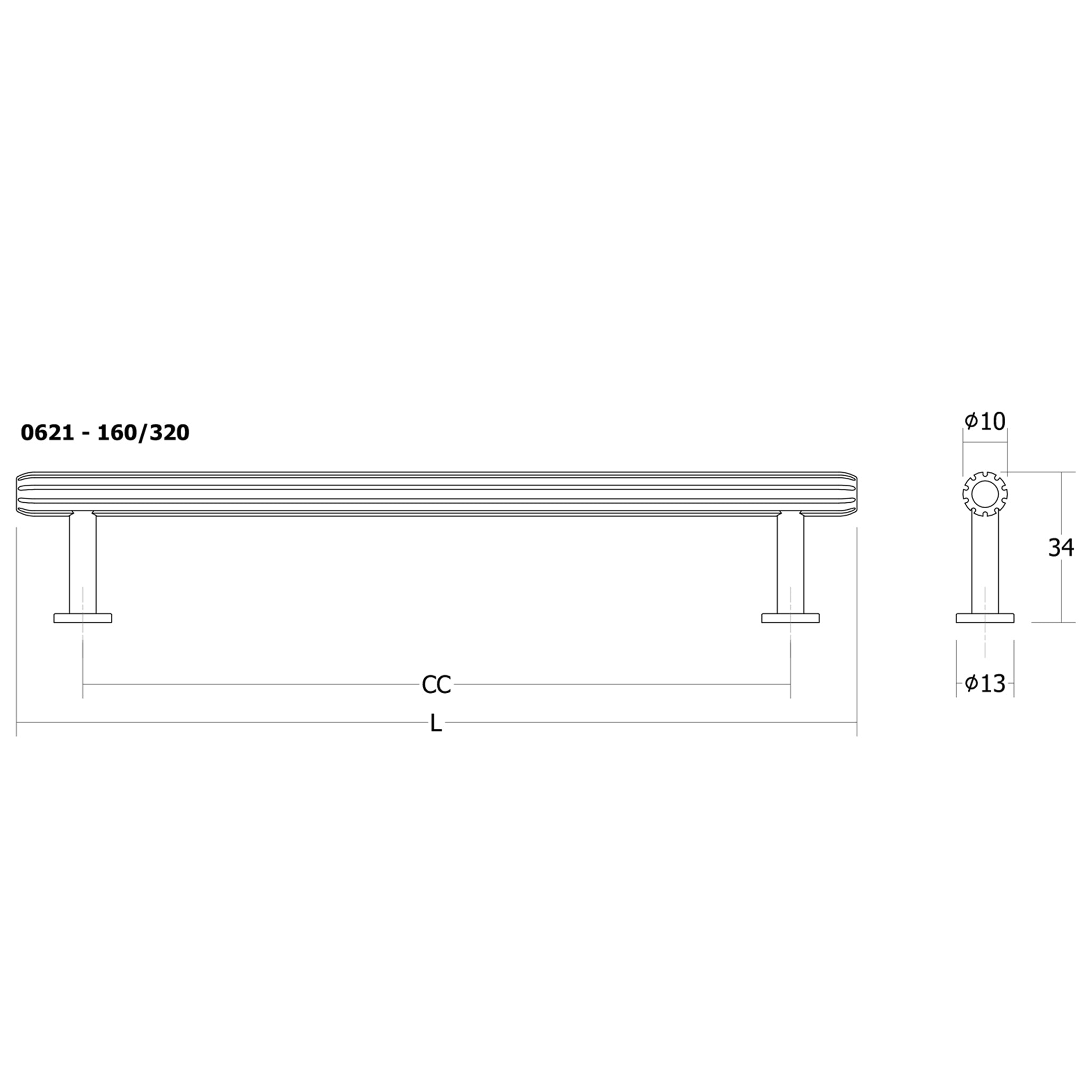 Handle Rille | Mini | 19cm / 35cm
