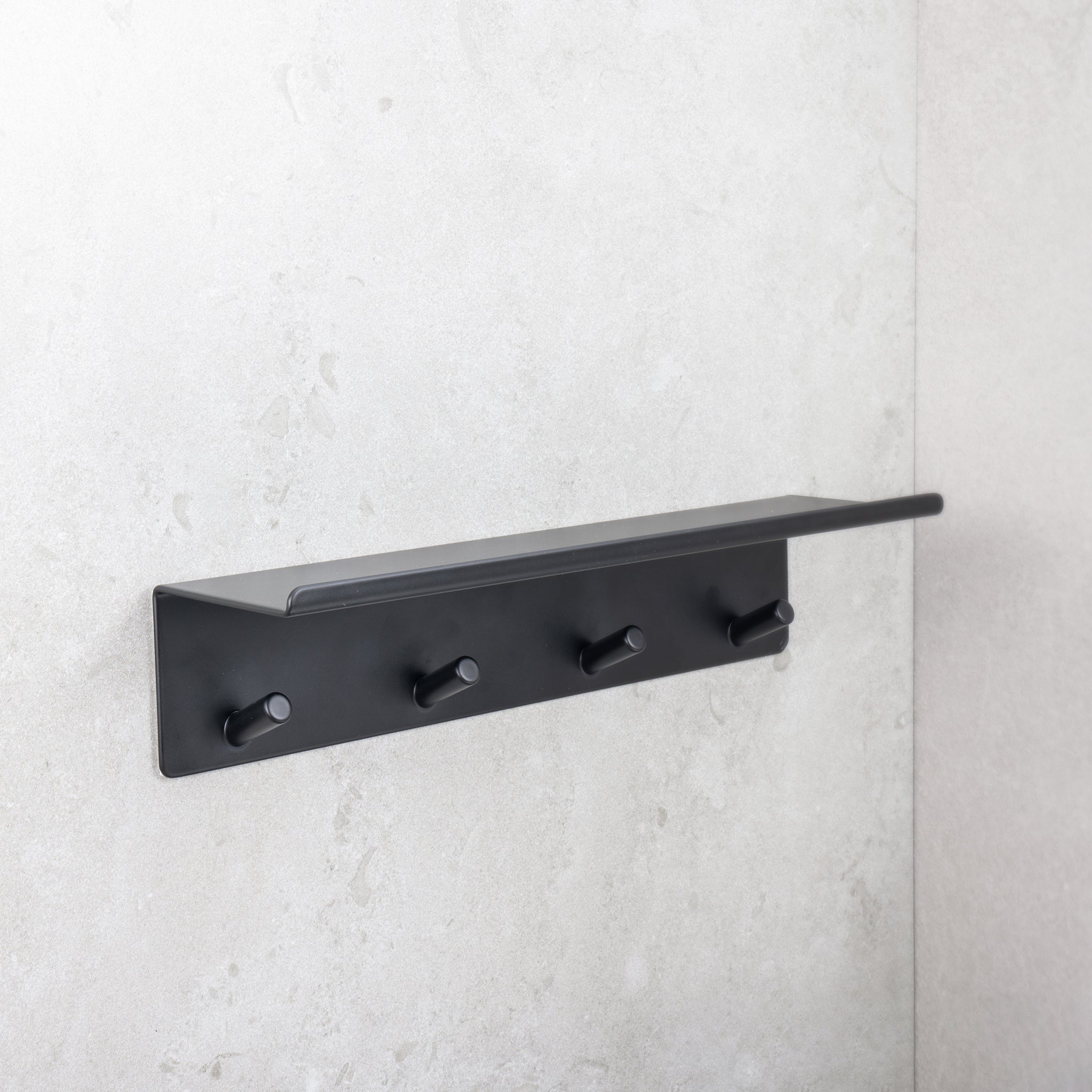 Bathroom Hook Shelf | Base | 30cm