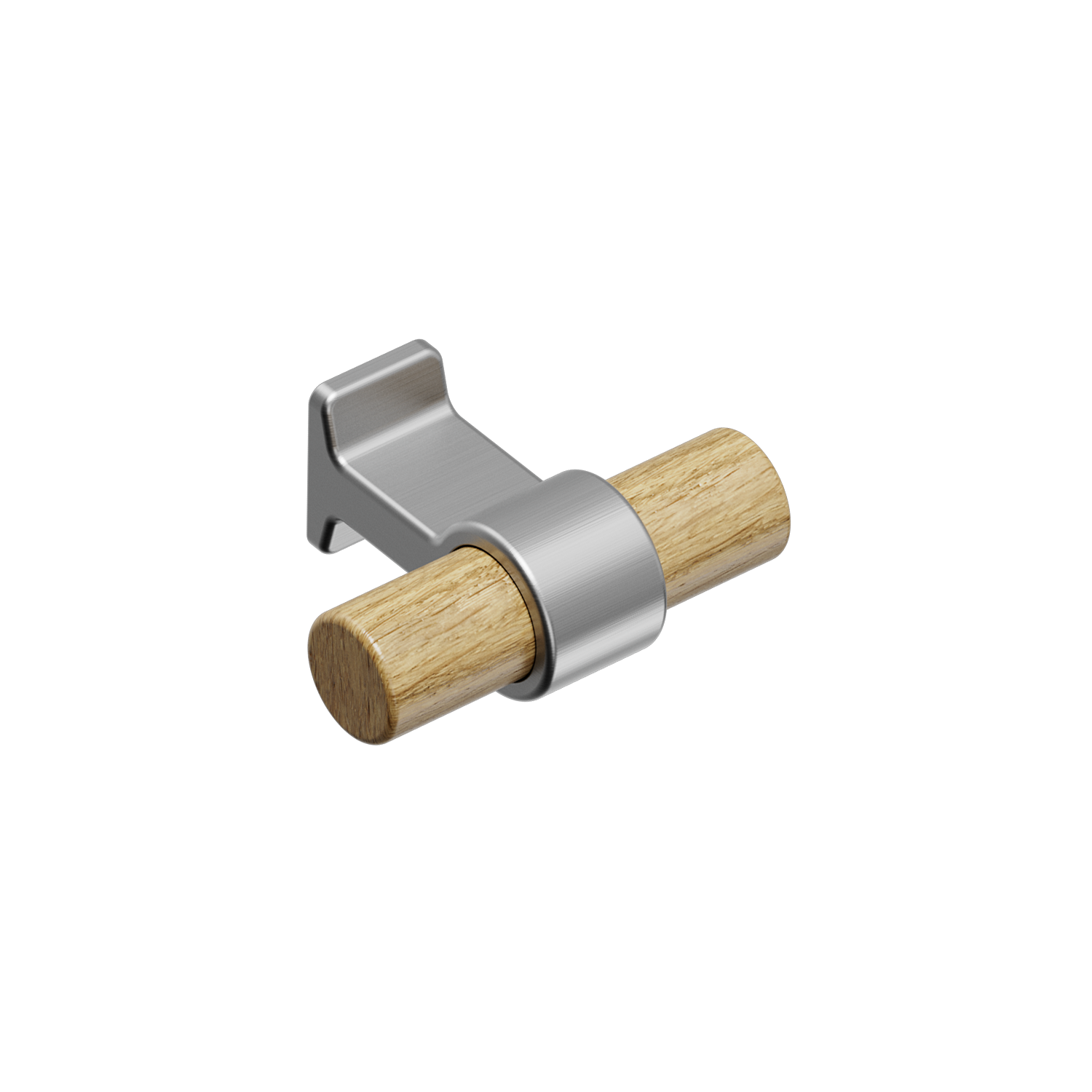 Knob T Bond | 5cm | Steel Finish