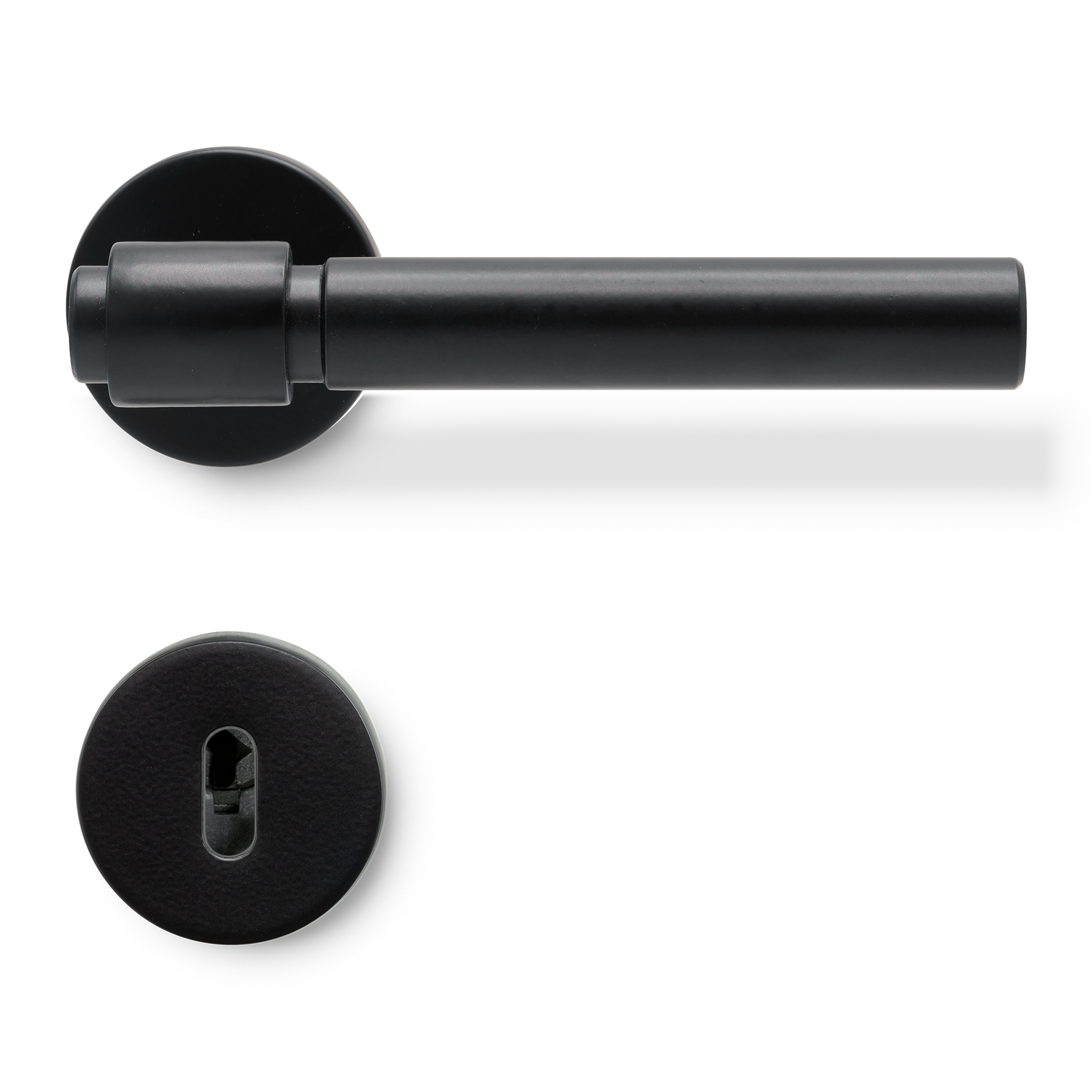 Sprung Door Handle Set | Helix 200 | Plain