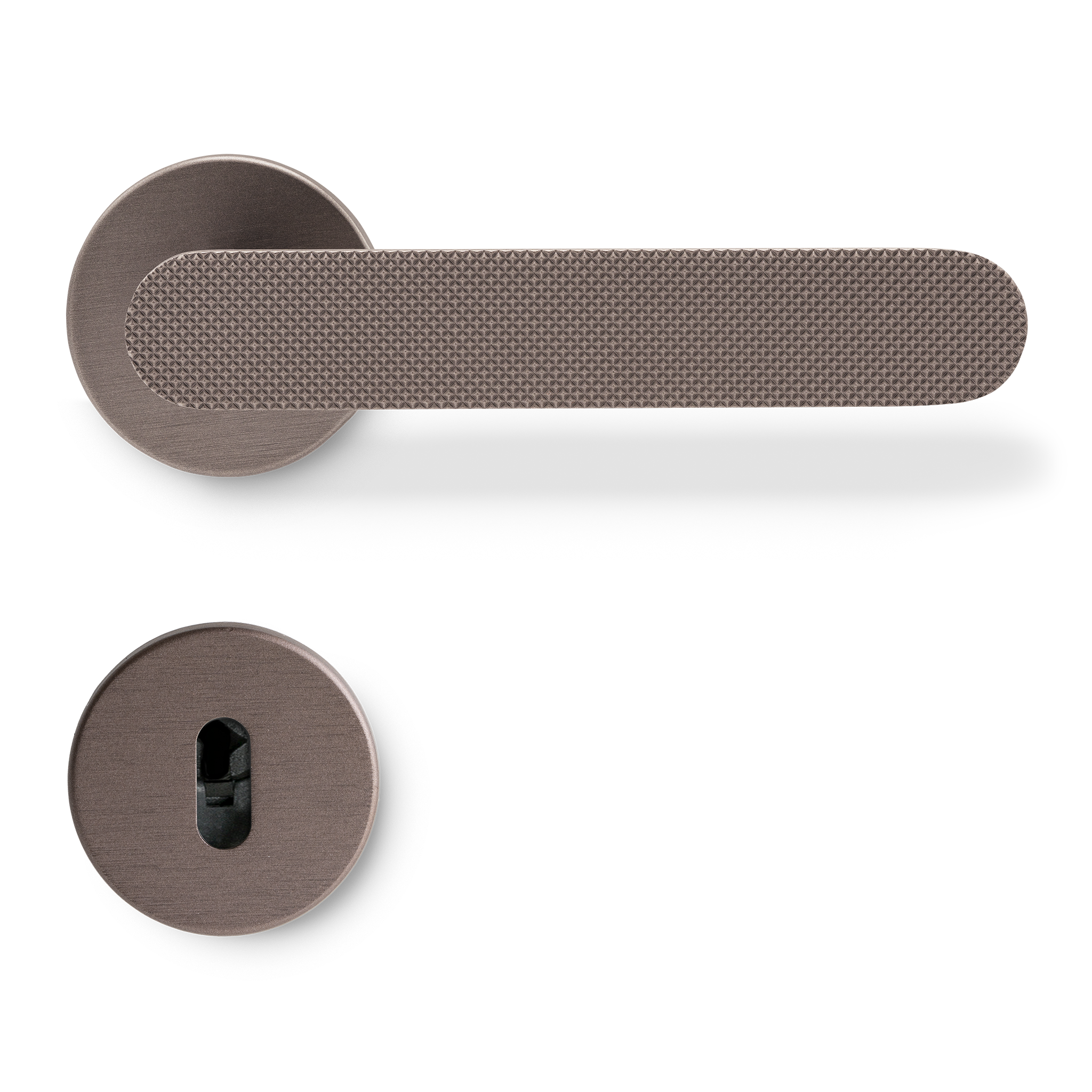 Sprung Door Handle Set | Vibe | Grip