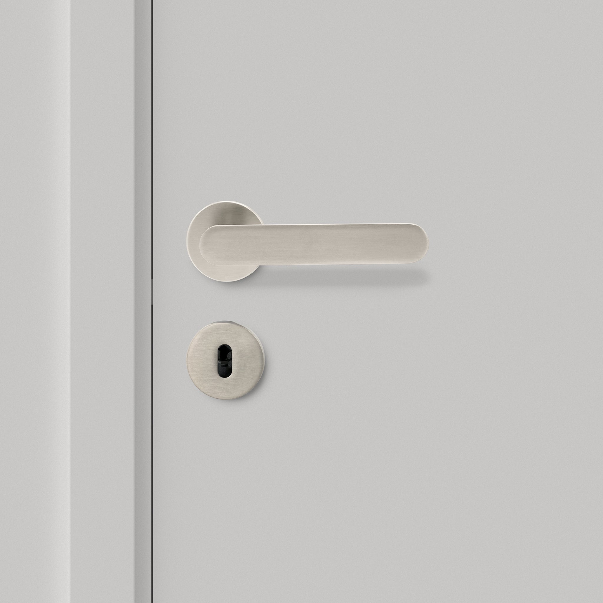 Sprung Door Handle Set | Vibe | Plain