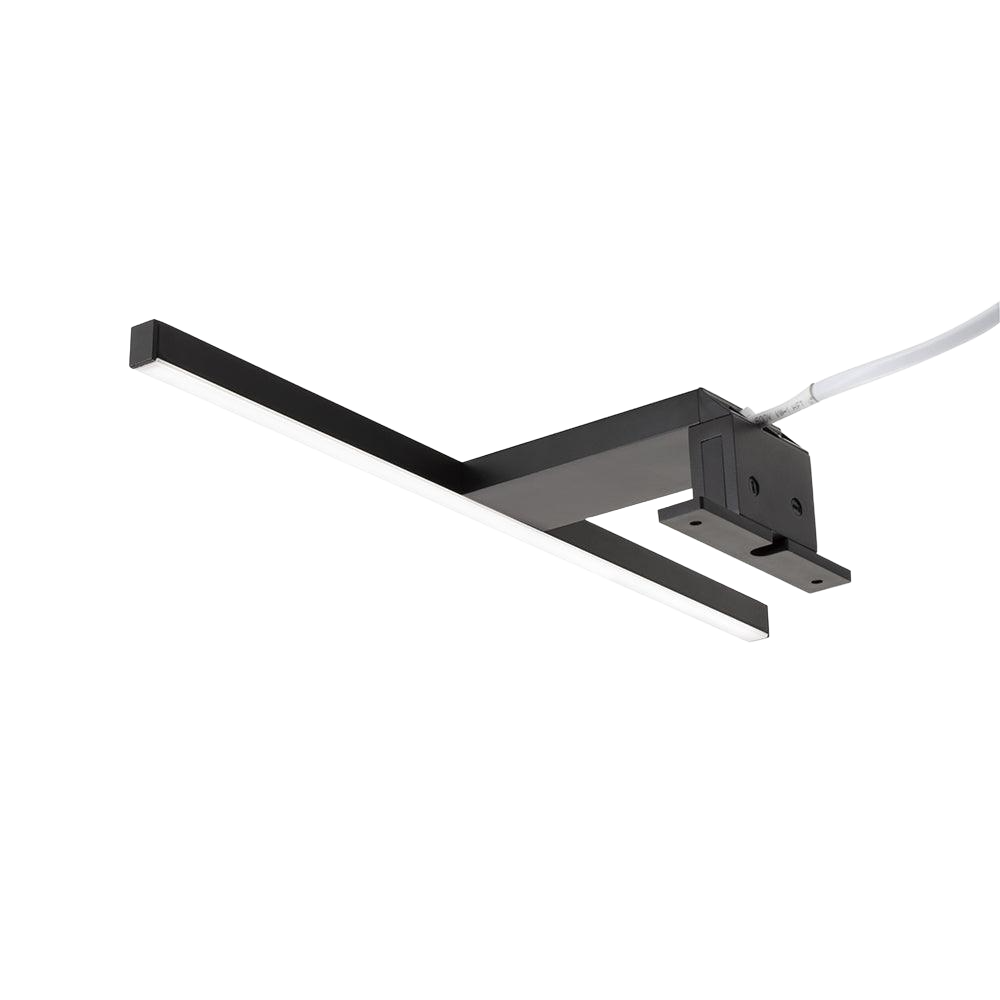 LED Mirror Light JOT D-M | 30.5cm | Matt Touch Black
