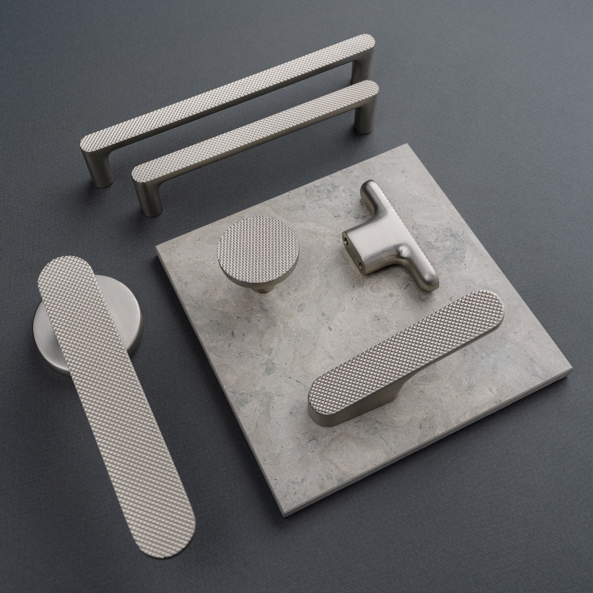 Sprung Door Handle Set | Vibe | Grip