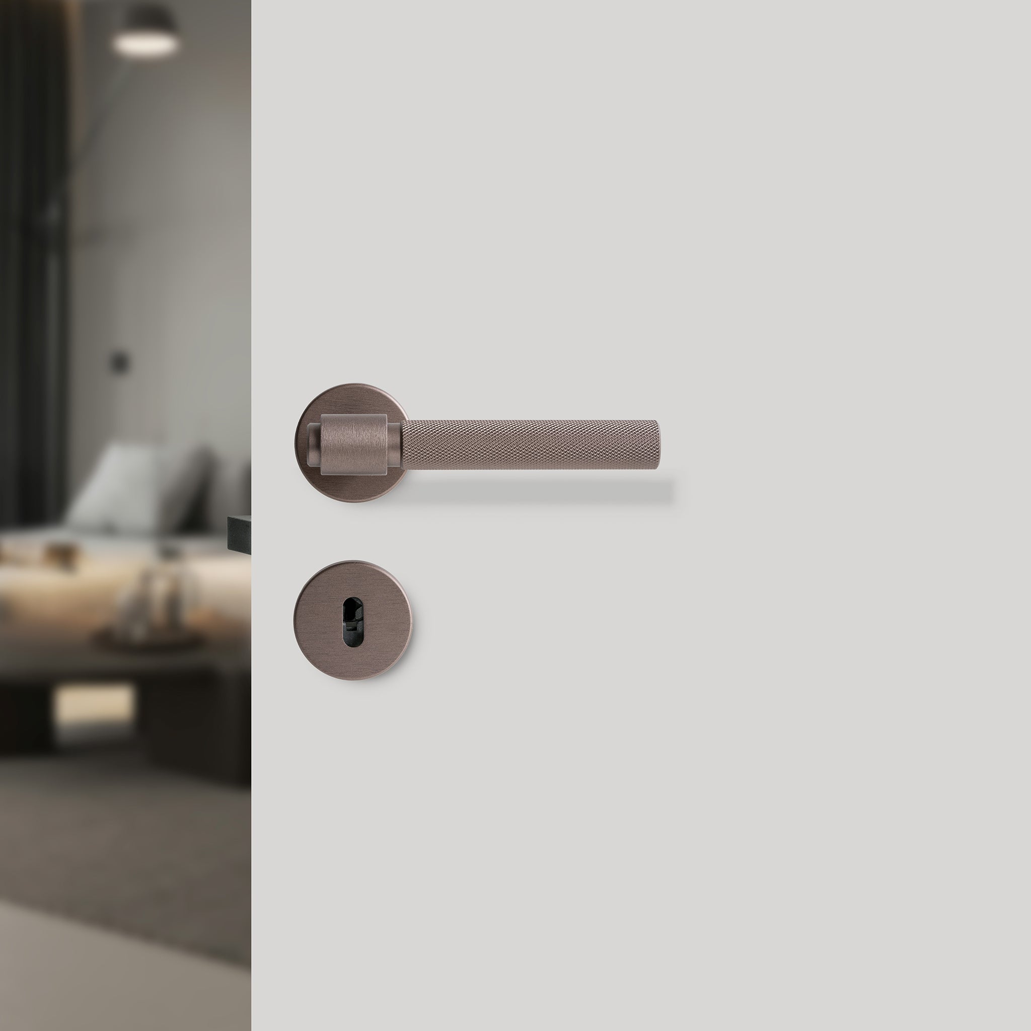 Sprung Door Handle Set | Helix 200