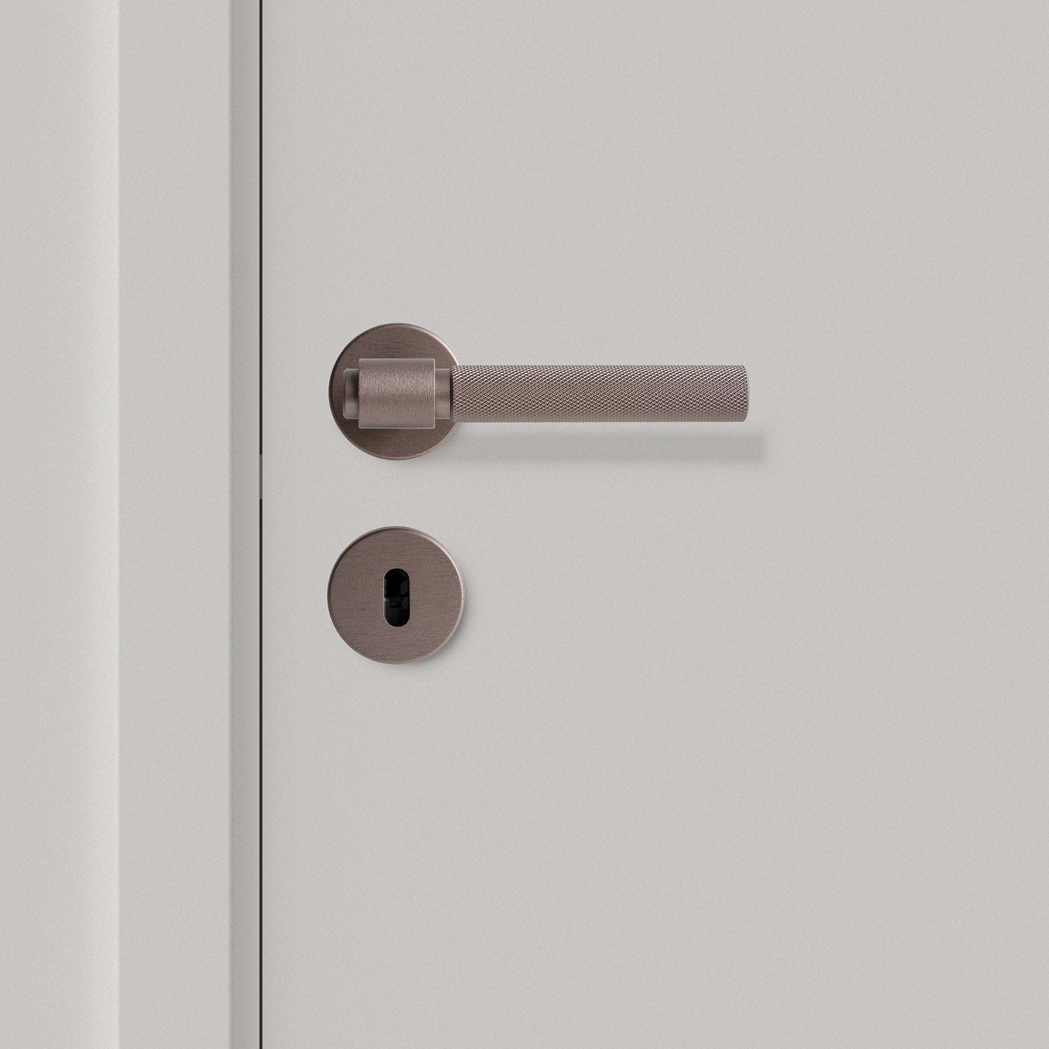 Sprung Door Handle Set | Helix 200