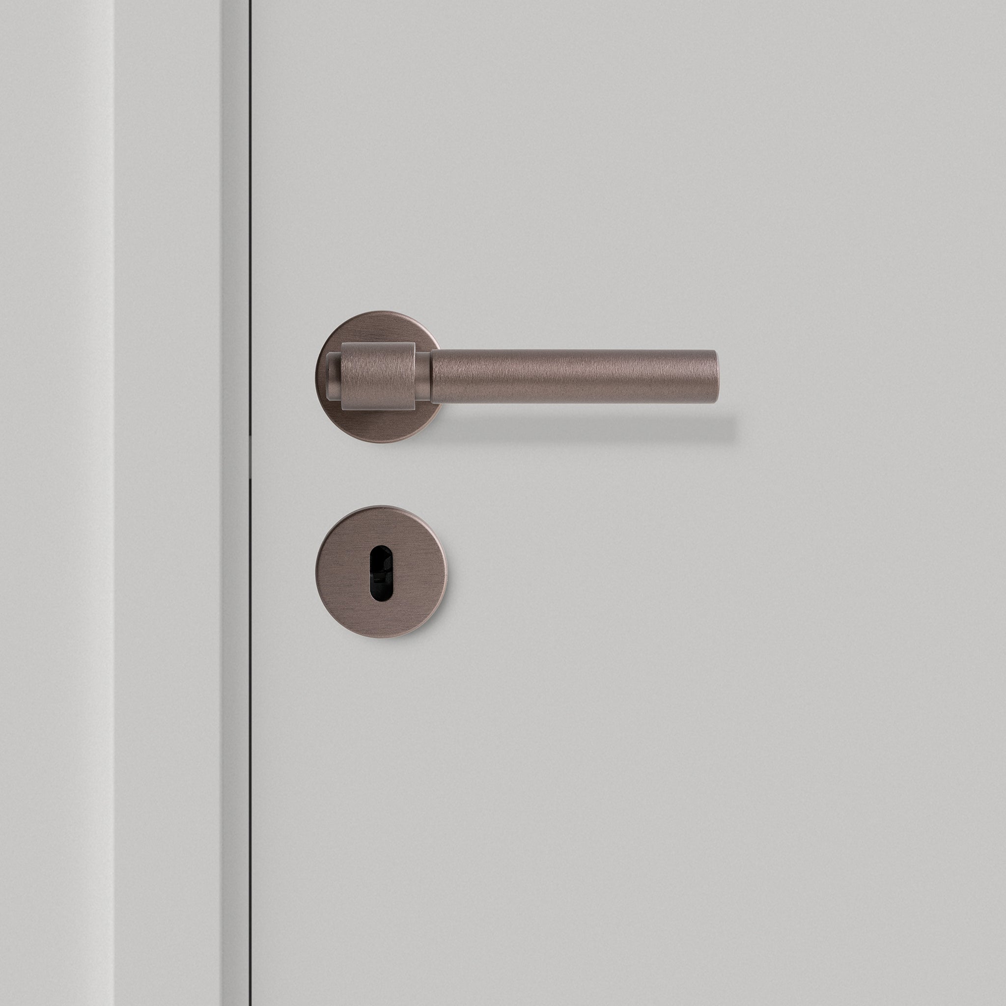 Sprung Door Handle Set | Helix 200 | Plain