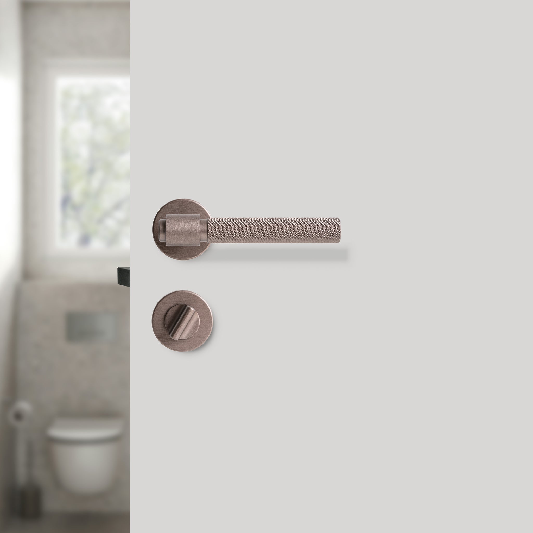 Sprung Door Handle Set | Helix 200