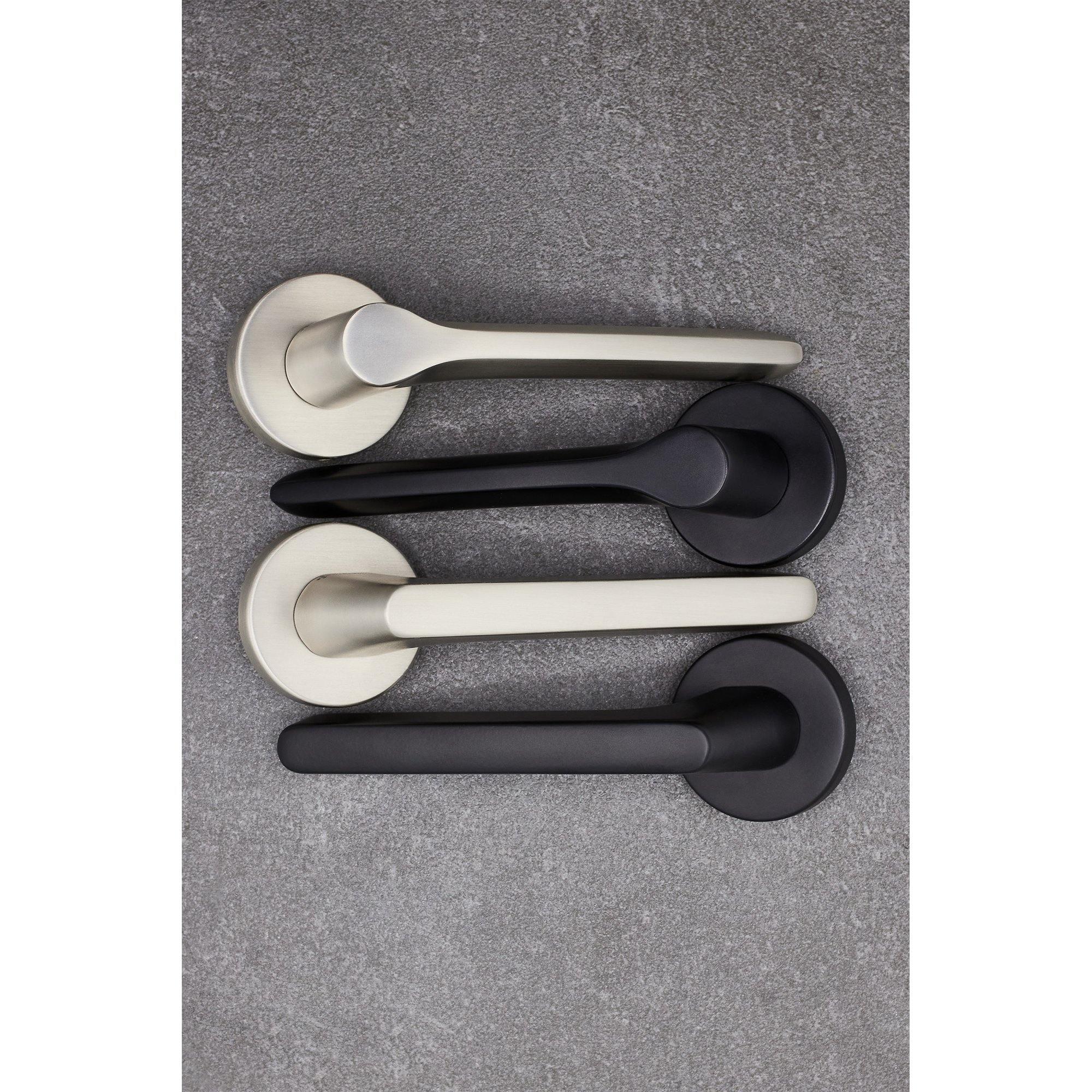 Door handle Sintra, Matt Black - Scandi Handles