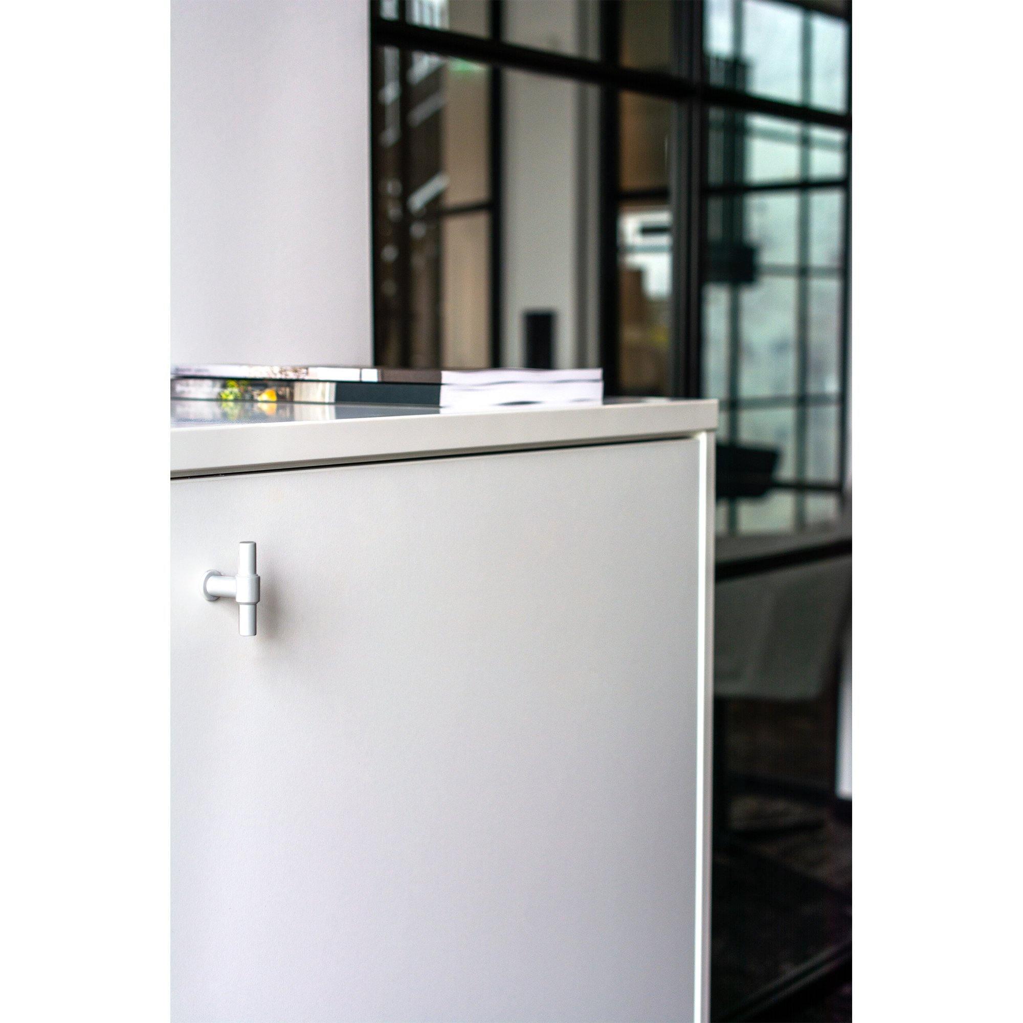 Knob T-type, Matt Black - Scandi Handles