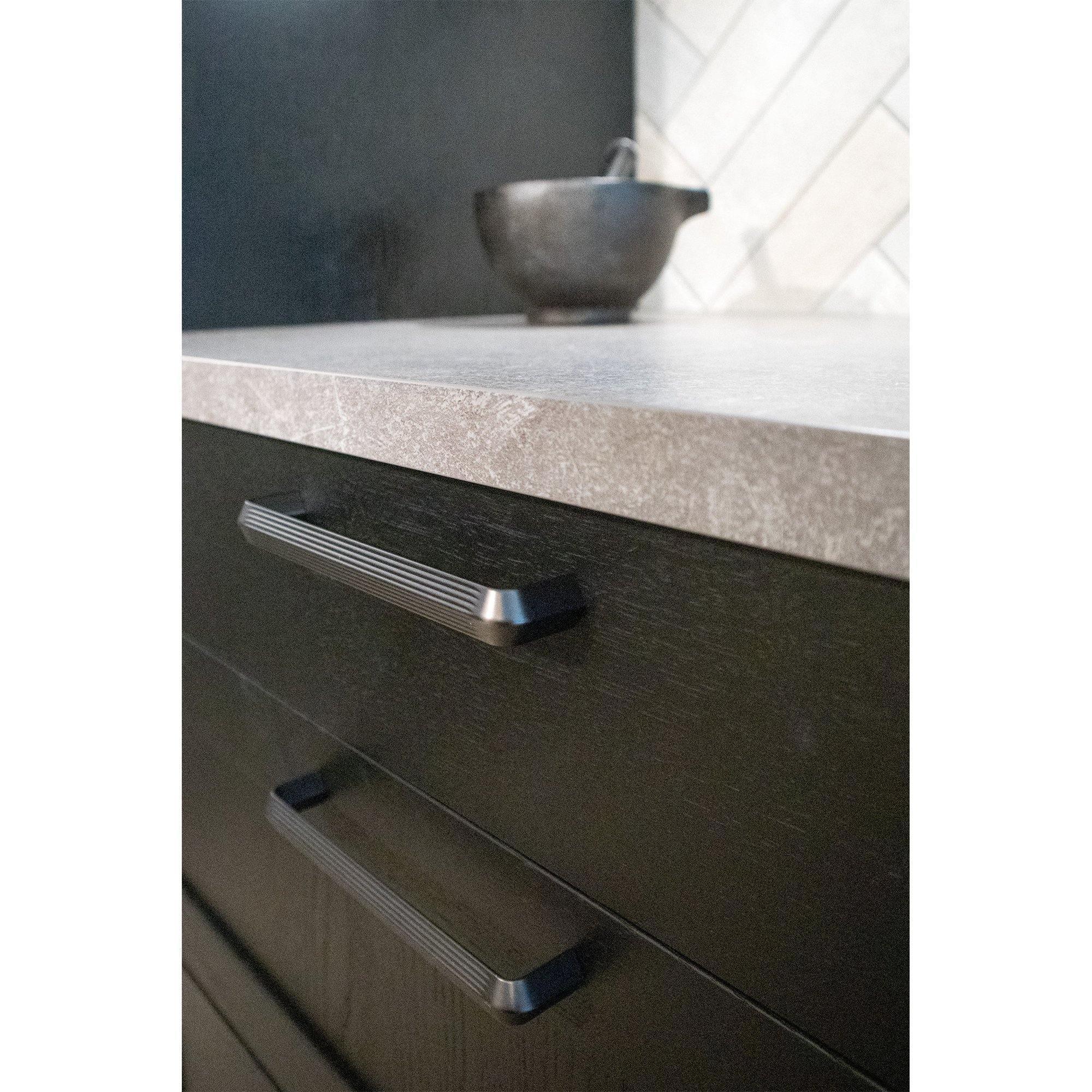 Handle Lines, 160mm, Matt Brushed anthracite - Scandi Handles