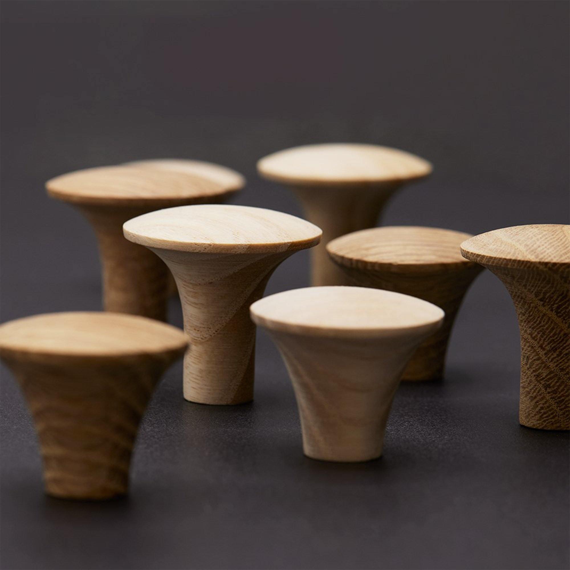 Knob Olle, 30mm, Ash untreated - Scandi Handles