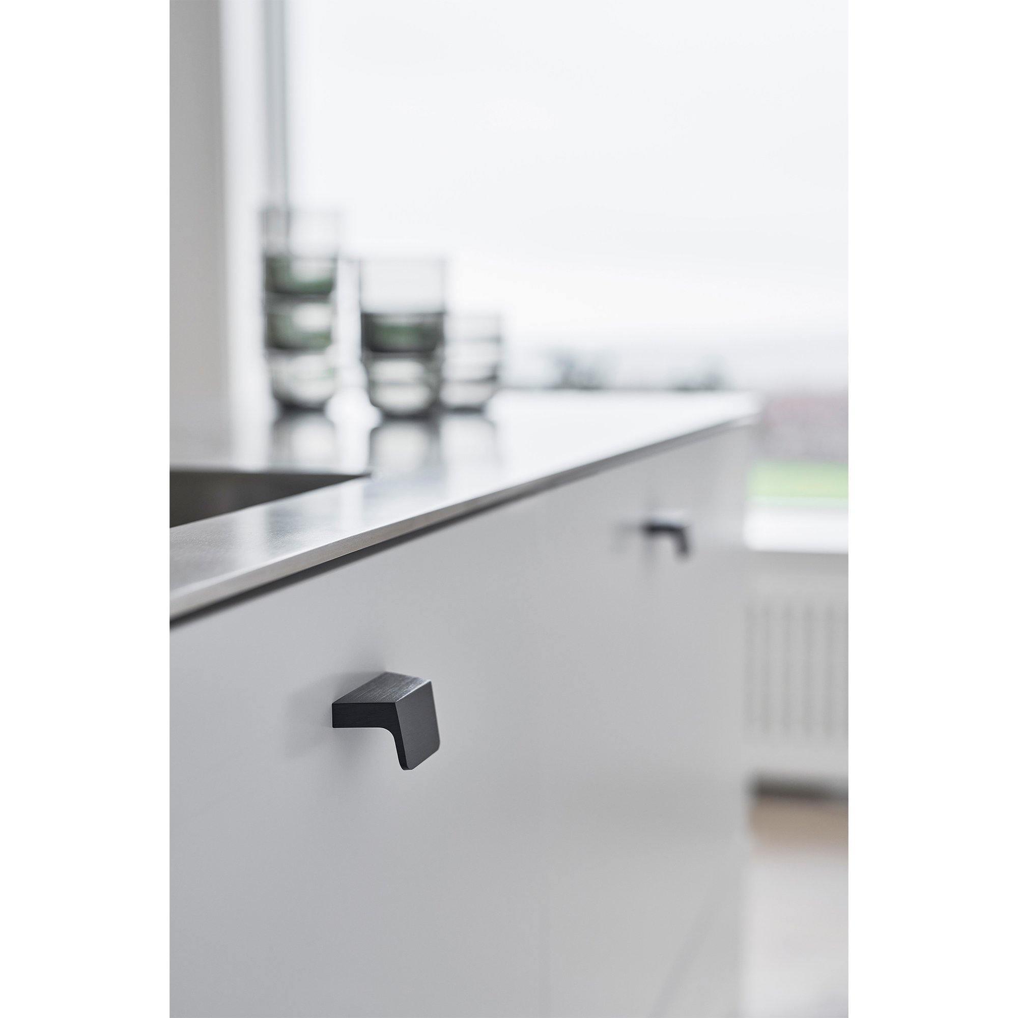 Knob Envelope, Brushed Black - Scandi Handles