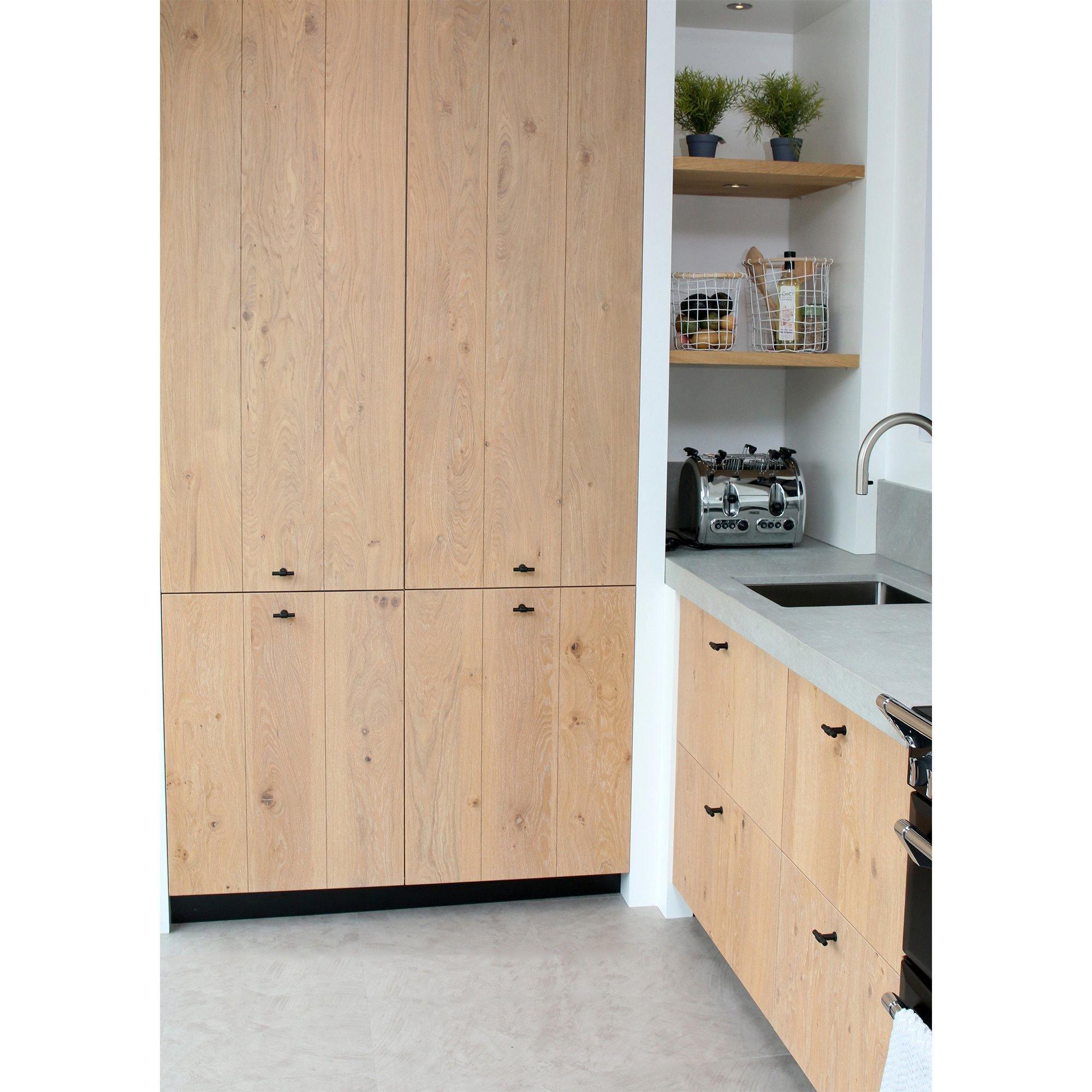 Knob T-type, Matt Black - Scandi Handles