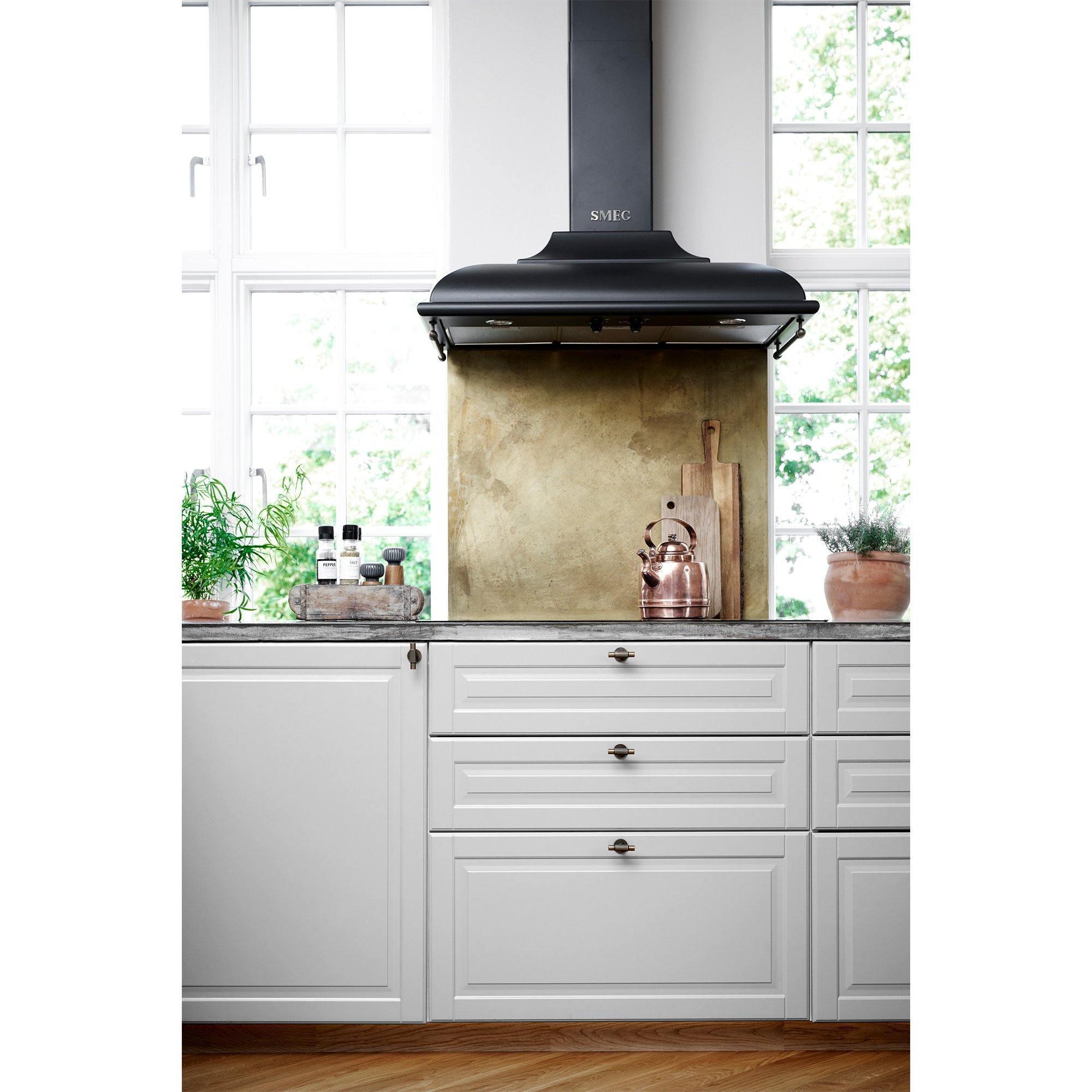 Knob Manor T, Matt Black - Scandi Handles