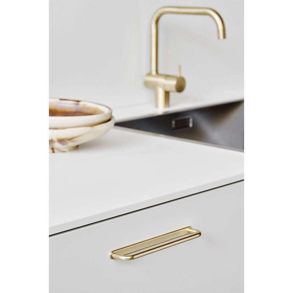 Handle D-Lite, 160mm, Brushed brass - Scandi Handles