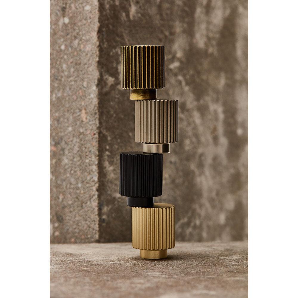 Knob Helix Stripe, 33mm, Matt black - Scandi Handles