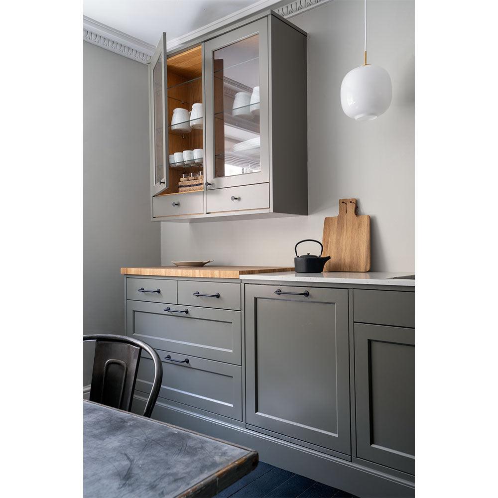 Handle Jubilee, Matt black, available in different sizes (156/188mm) - Scandi Handles