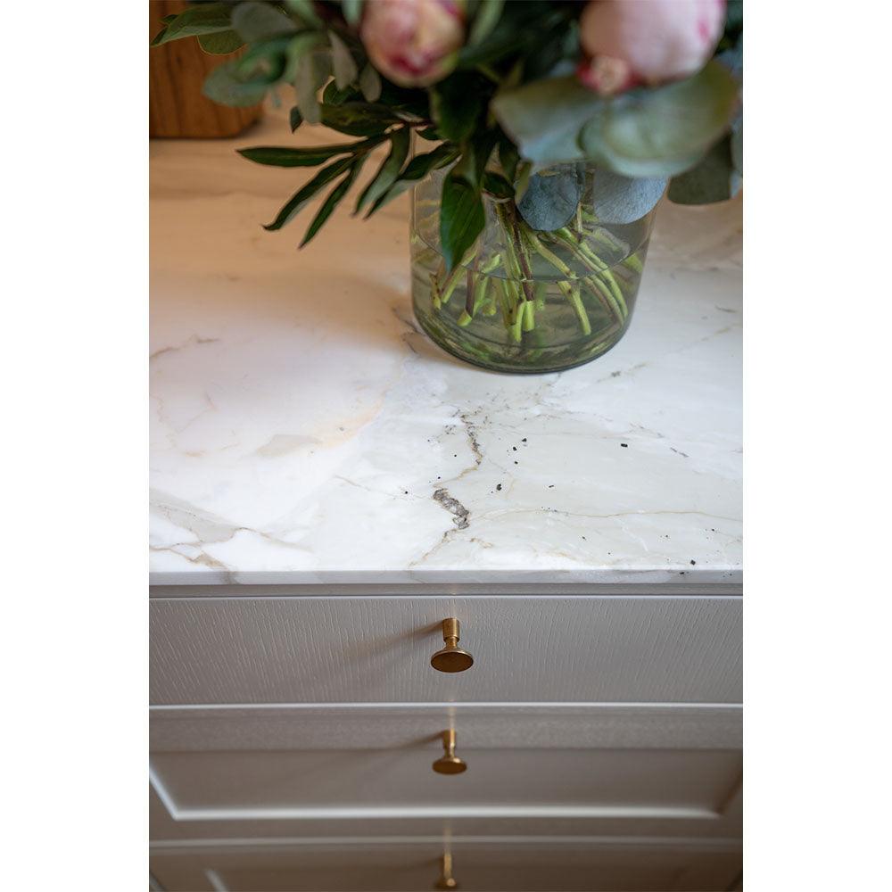 Knob Jubilee, 28mm, Untreated brass - Scandi Handles