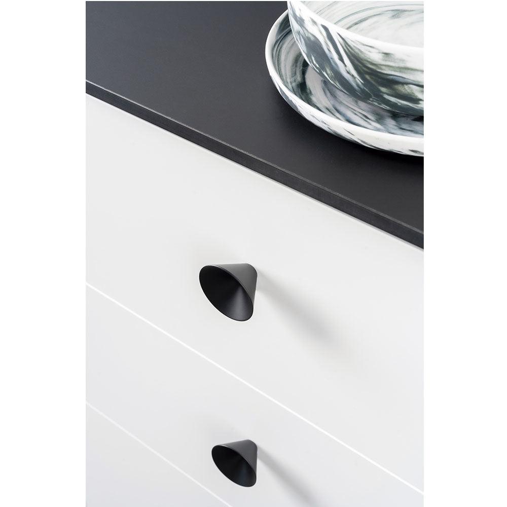 Knob Conic, Grey - Scandi Handles