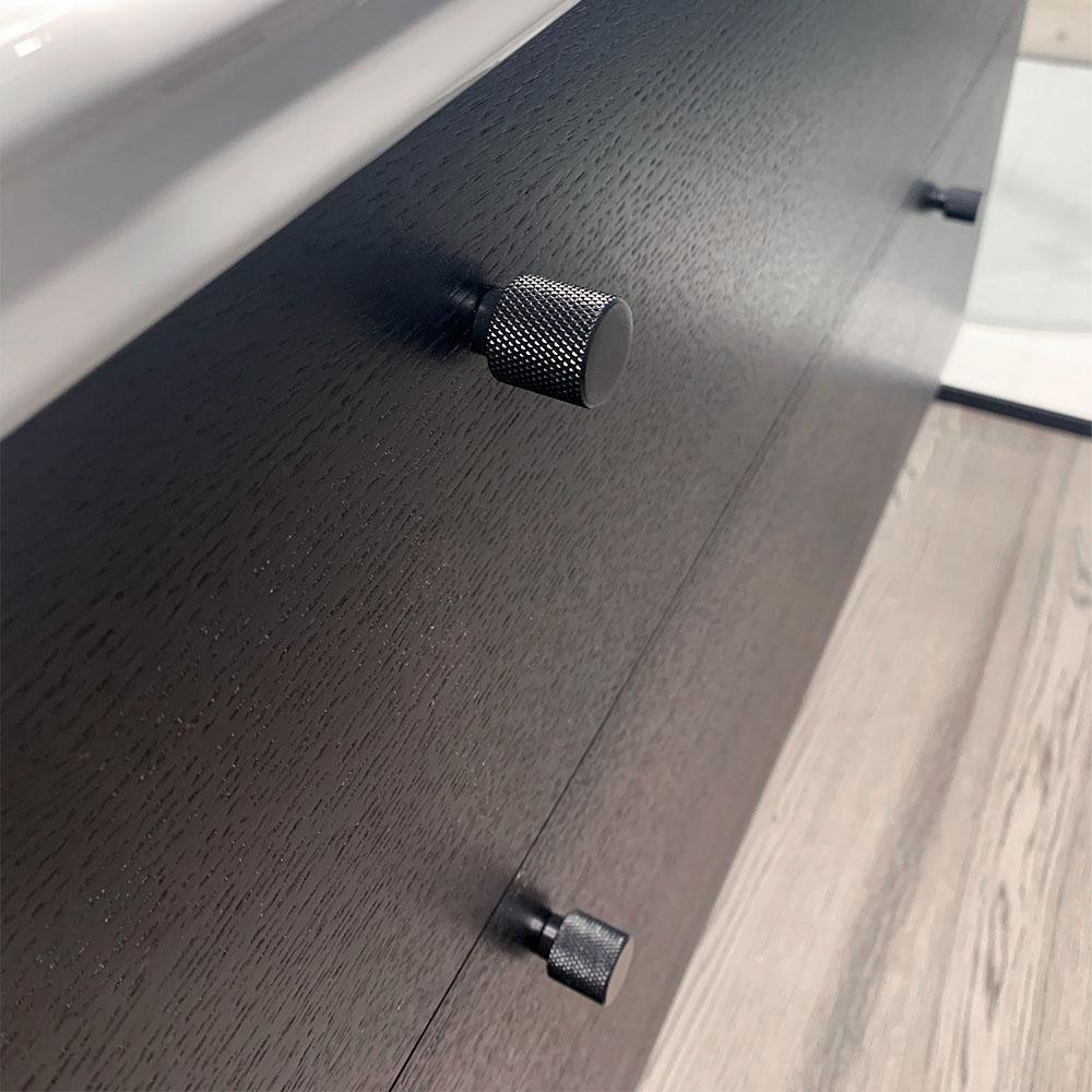 Knob Helix, Matt Black - Scandi Handles
