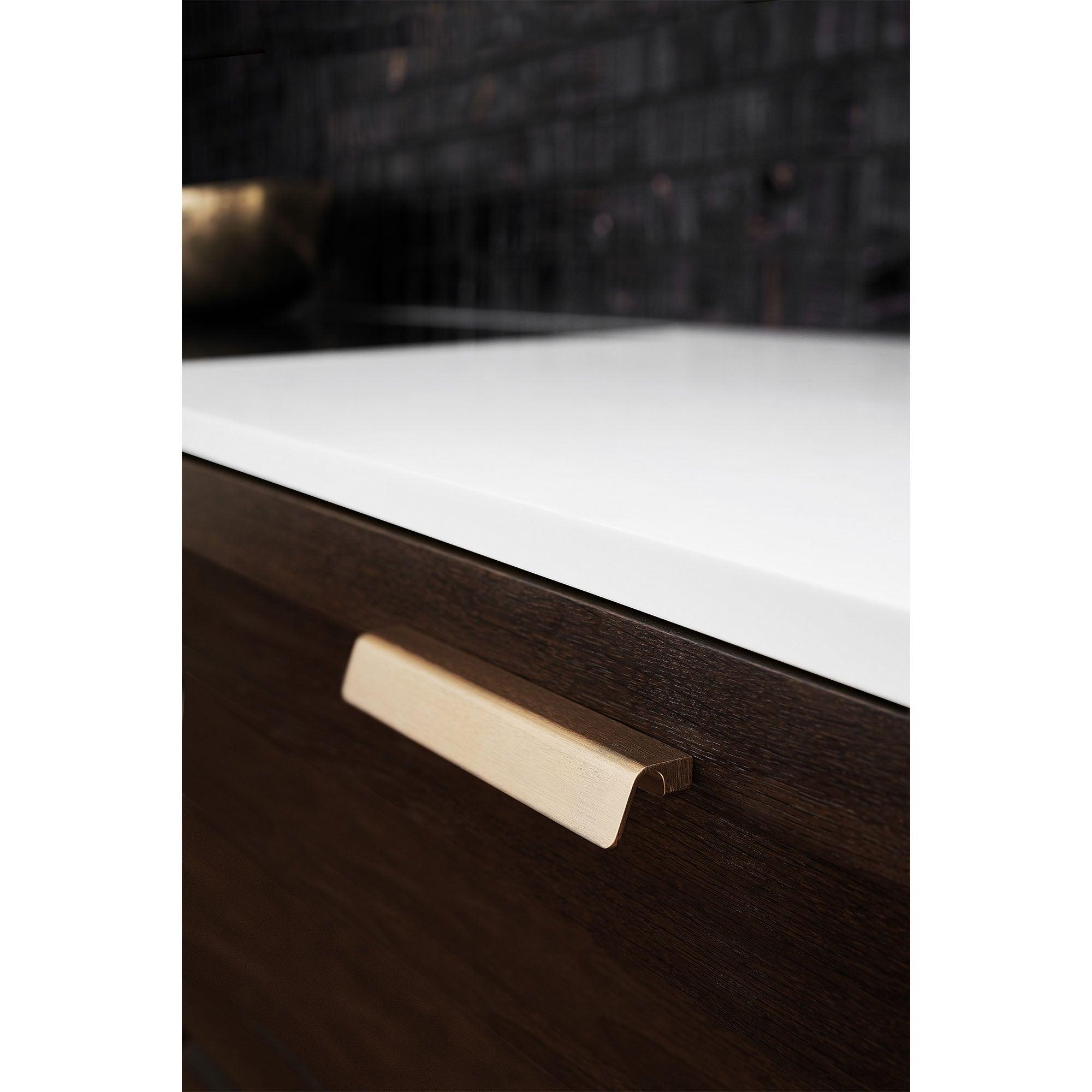 Handle Fringe, 160mm, Brushed brass - Scandi Handles