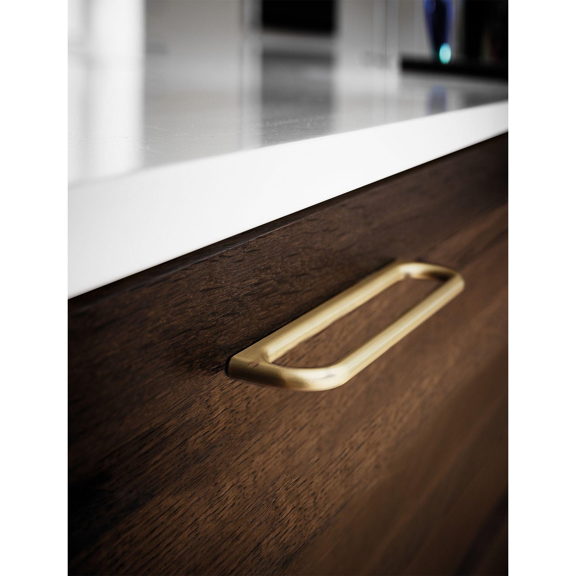Handle Luck, 160mm, Brushed brass - Scandi Handles