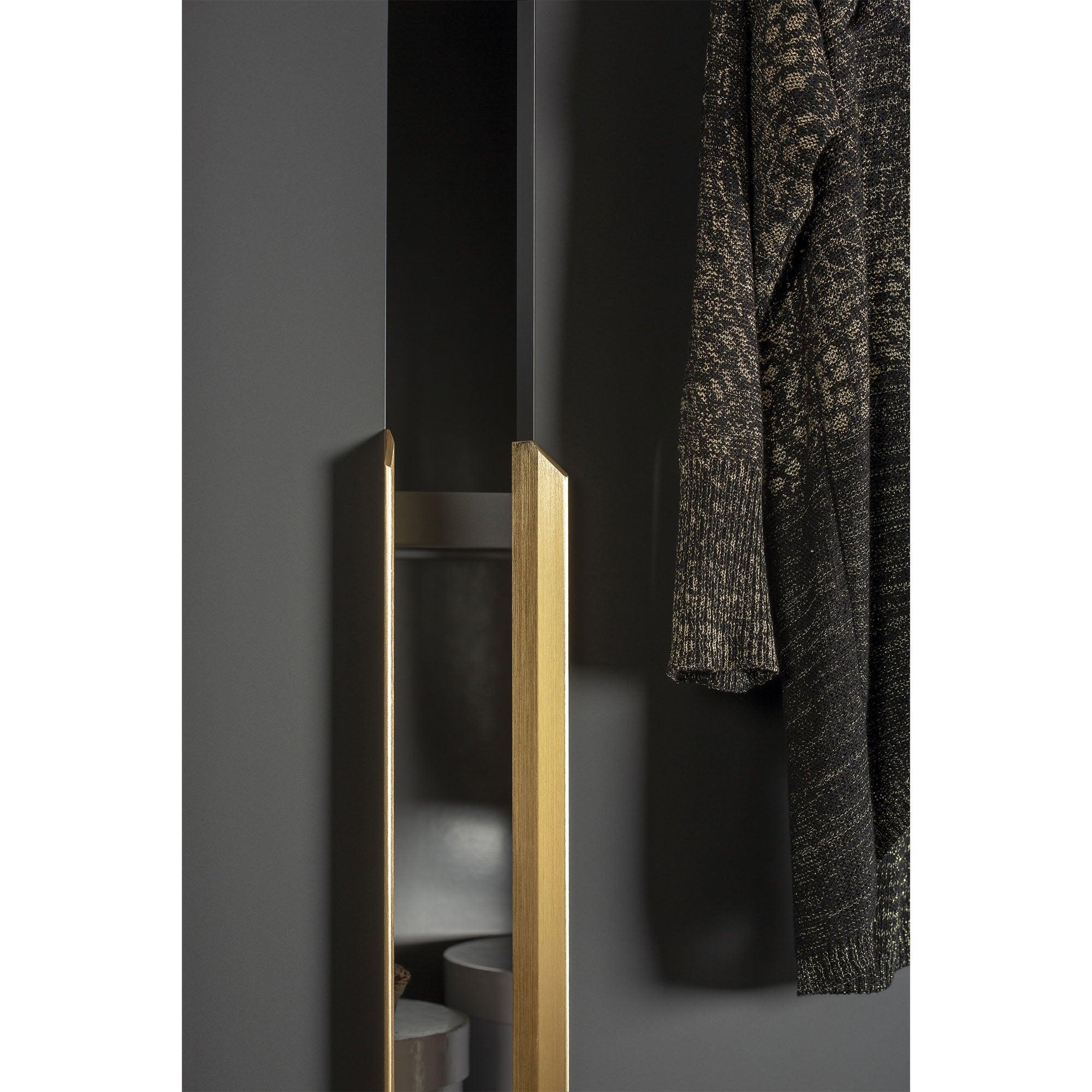 Profile handle Vann, 200mm, Matt Black - Scandi Handles