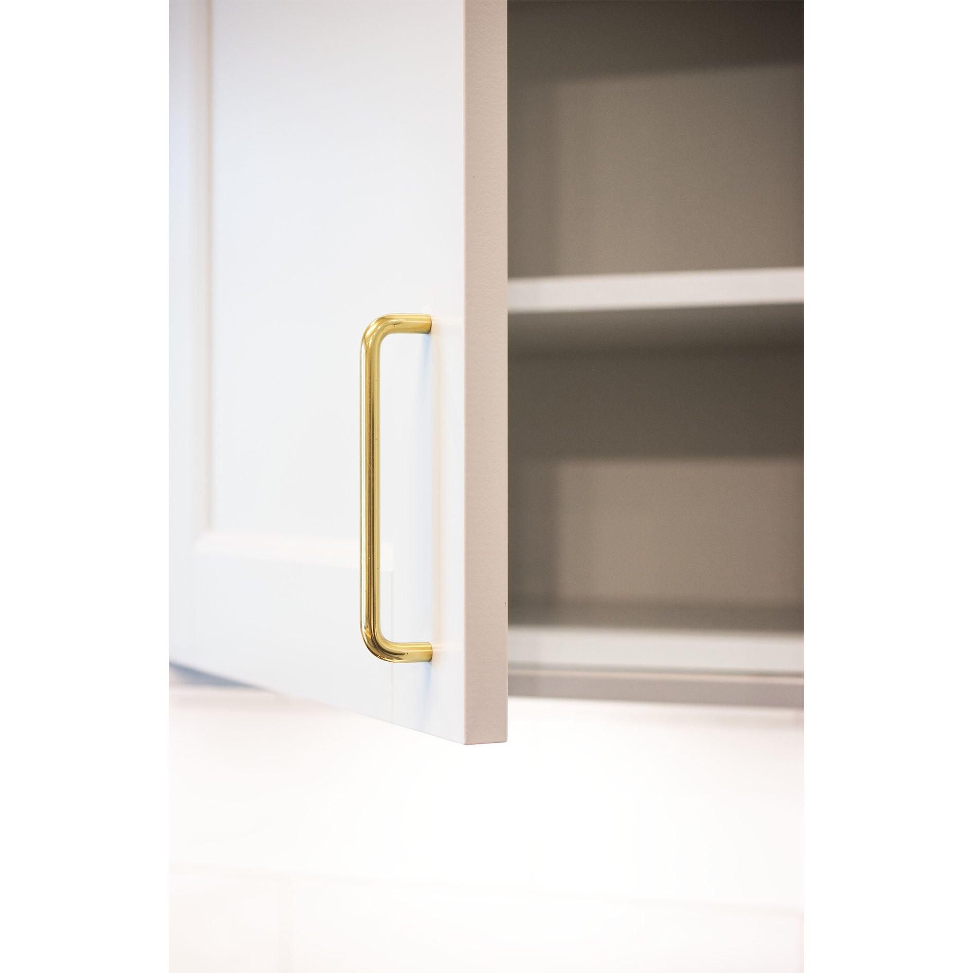 Handle Bolmen, Polished brass, available in different sizes (104/136mm) - Scandi Handles