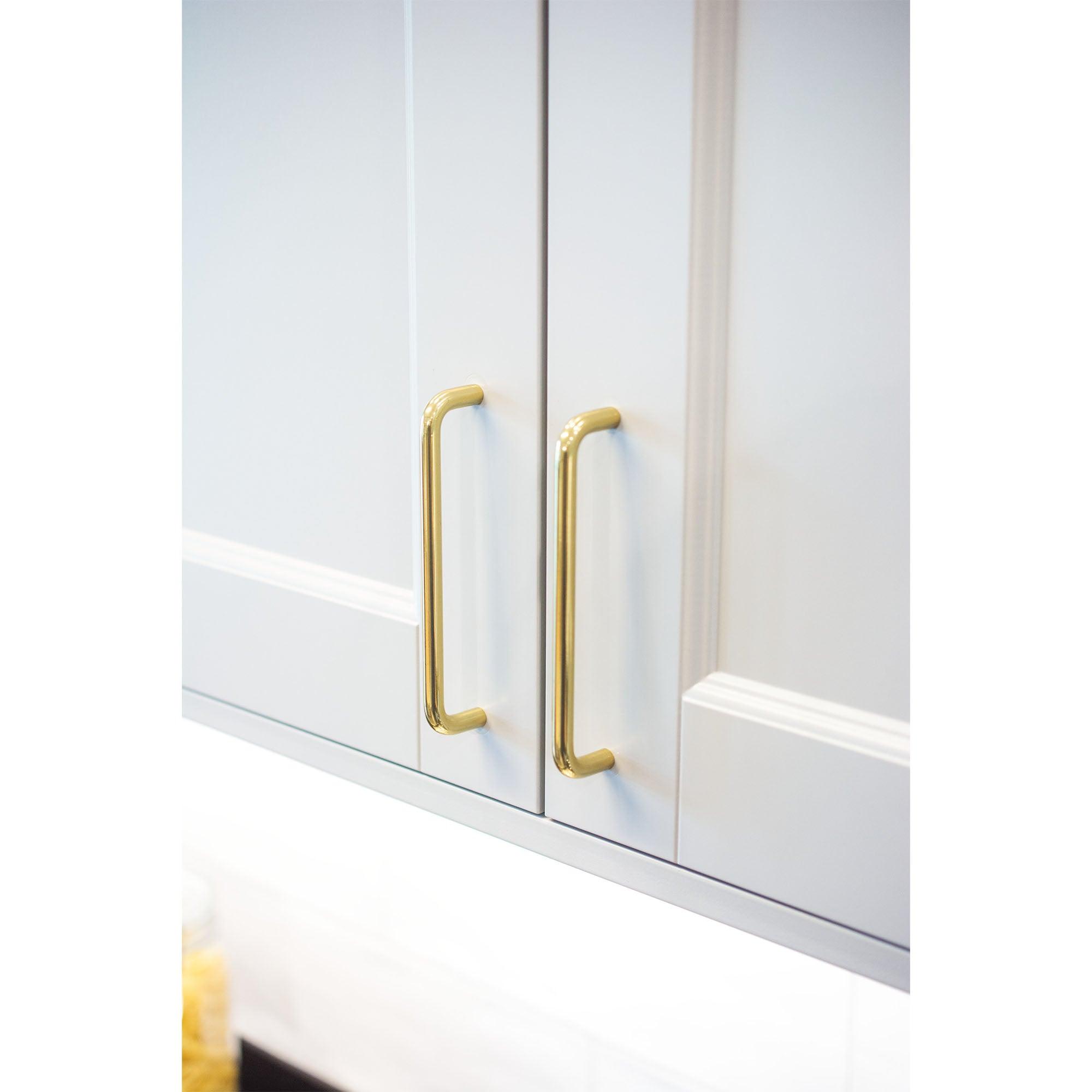 Handle Bolmen, Polished brass, available in different sizes (104/136mm) - Scandi Handles