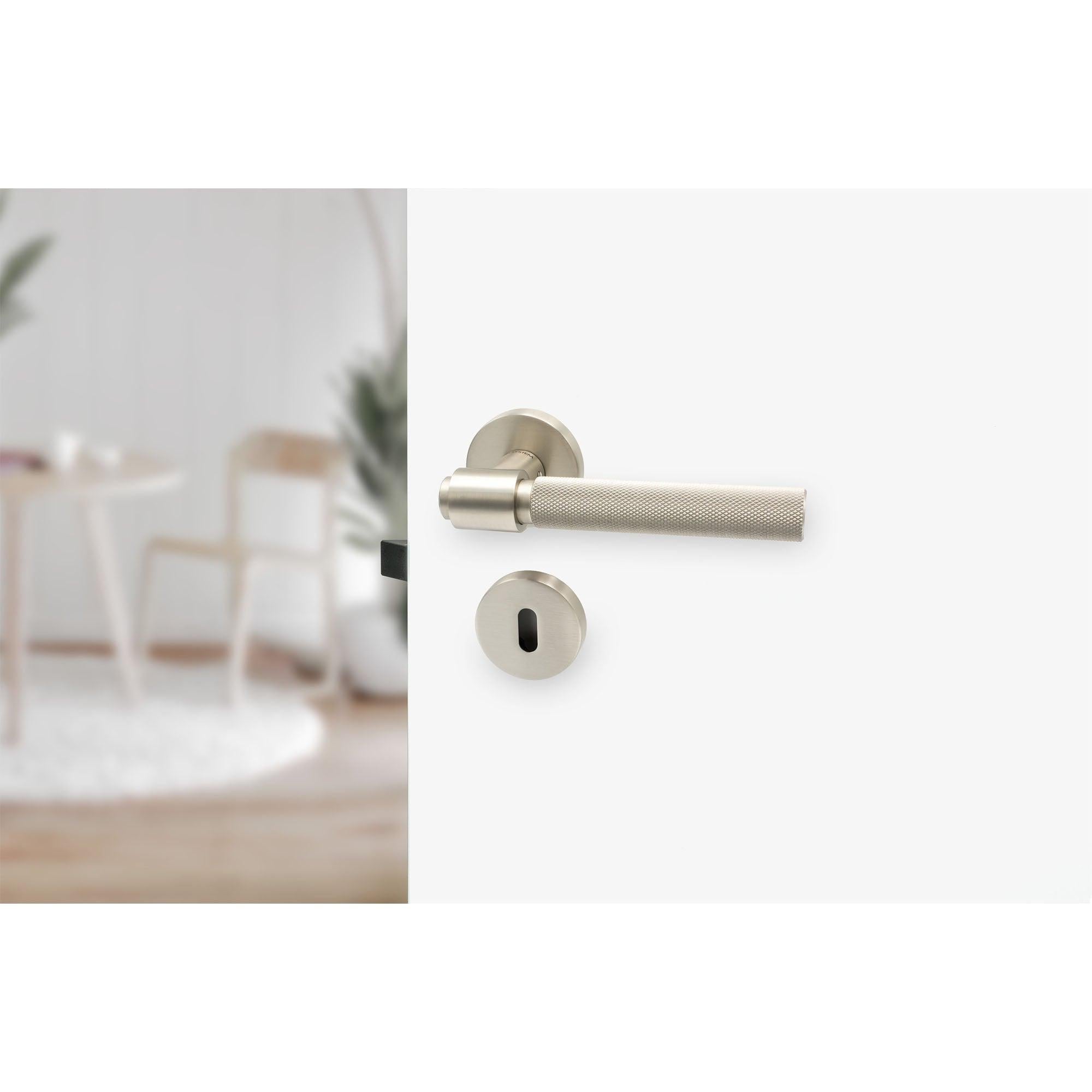Door handle Helix 200, Stainless steel - Scandi Handles