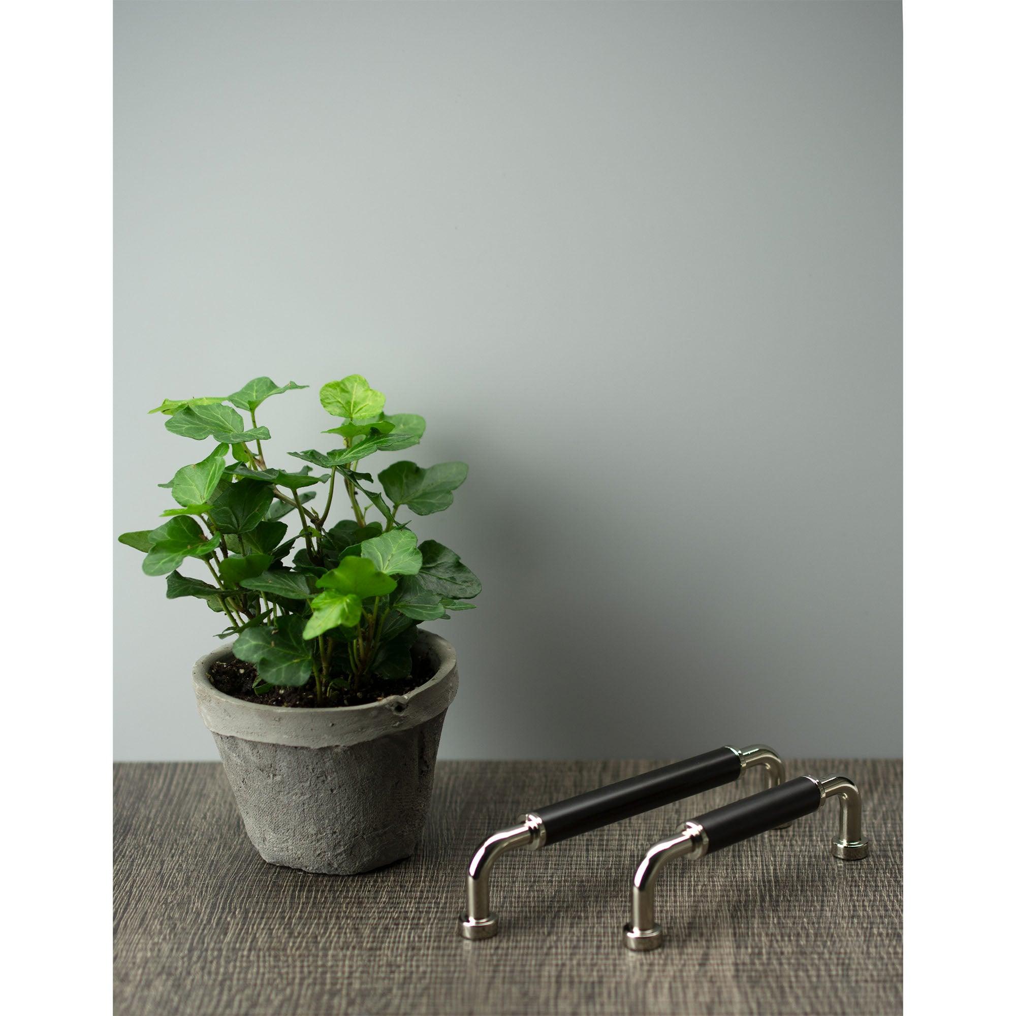 Handle Brohult M, 128mm, Black/Black - Scandi Handles