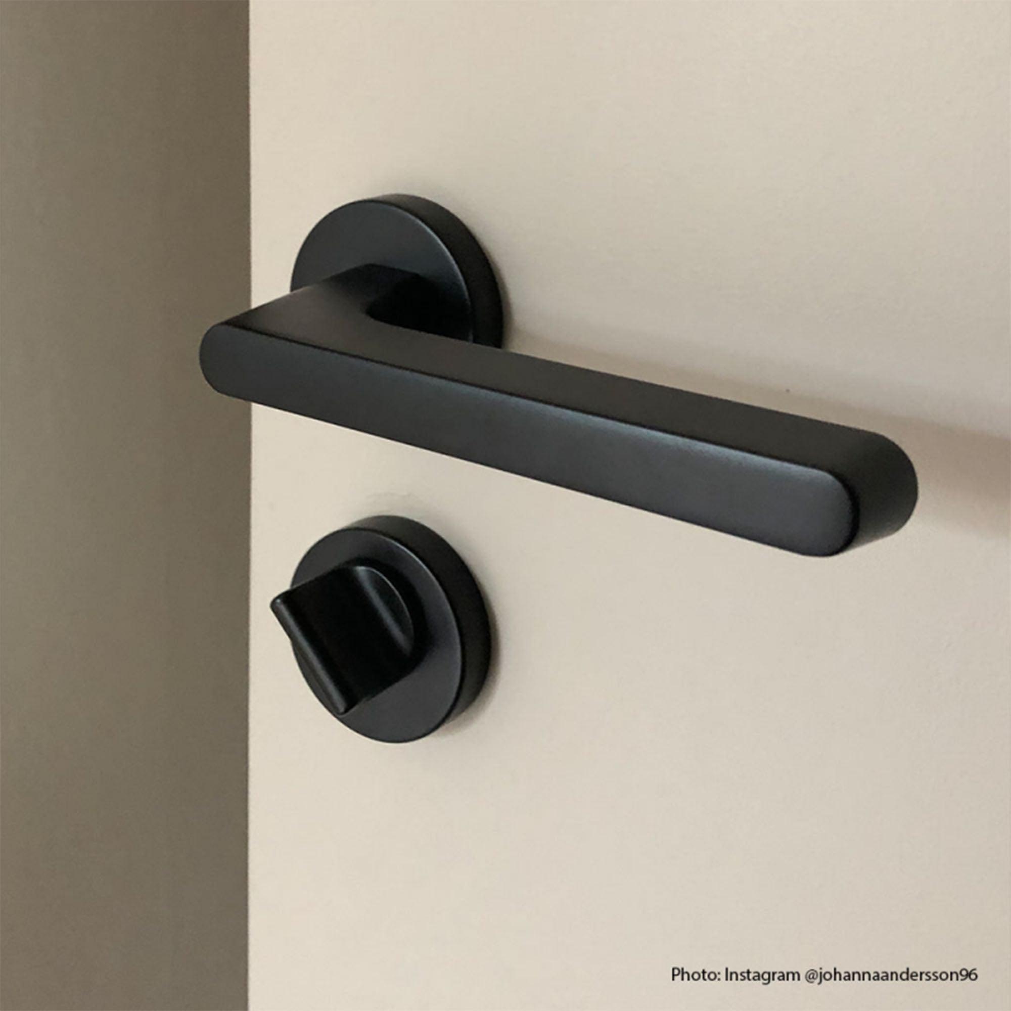 Door handle Tavira, Matt Black - Scandi Handles