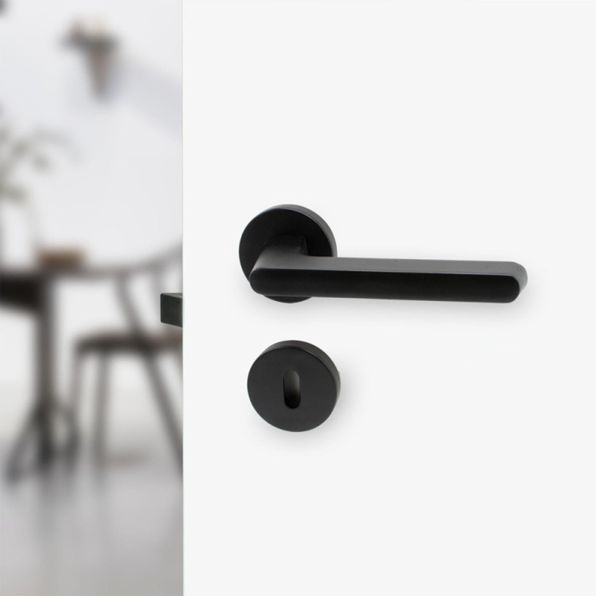 Door handle Tavira, Matt Black - Scandi Handles