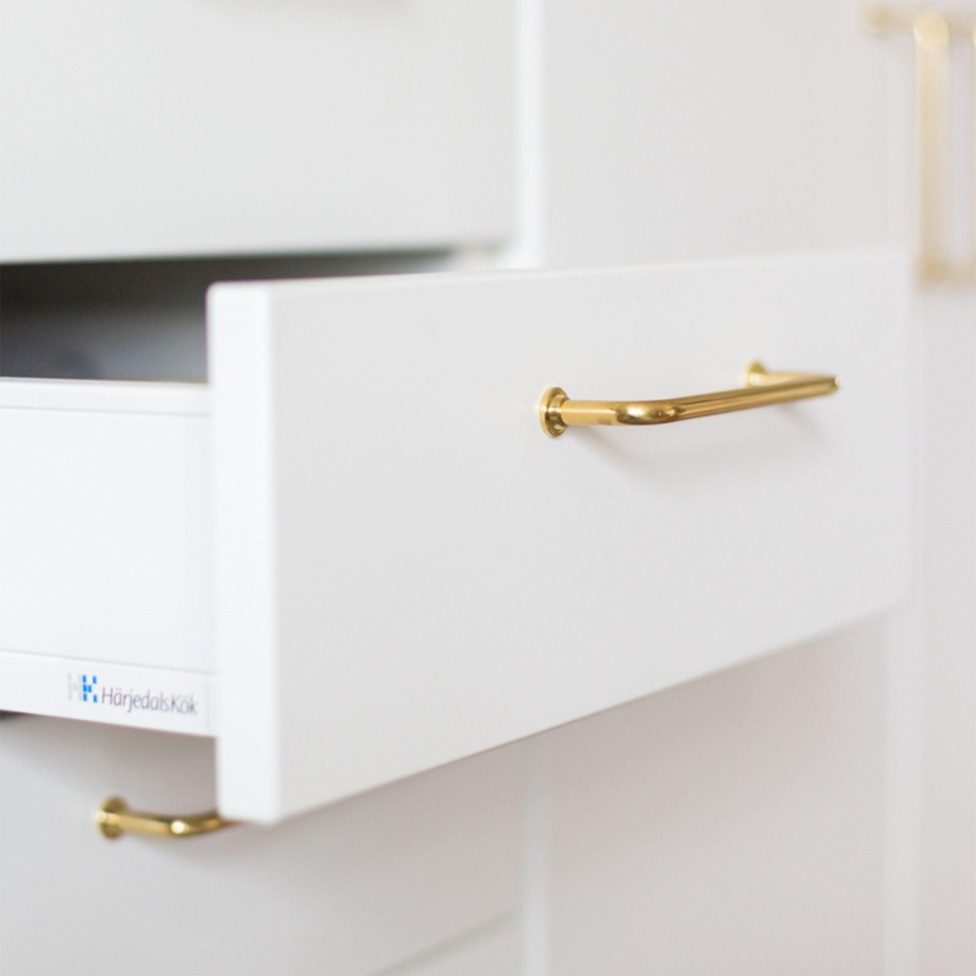 Handle 1353, Matt black, available in different sizes (101/110/142/207mm) - Scandi Handles