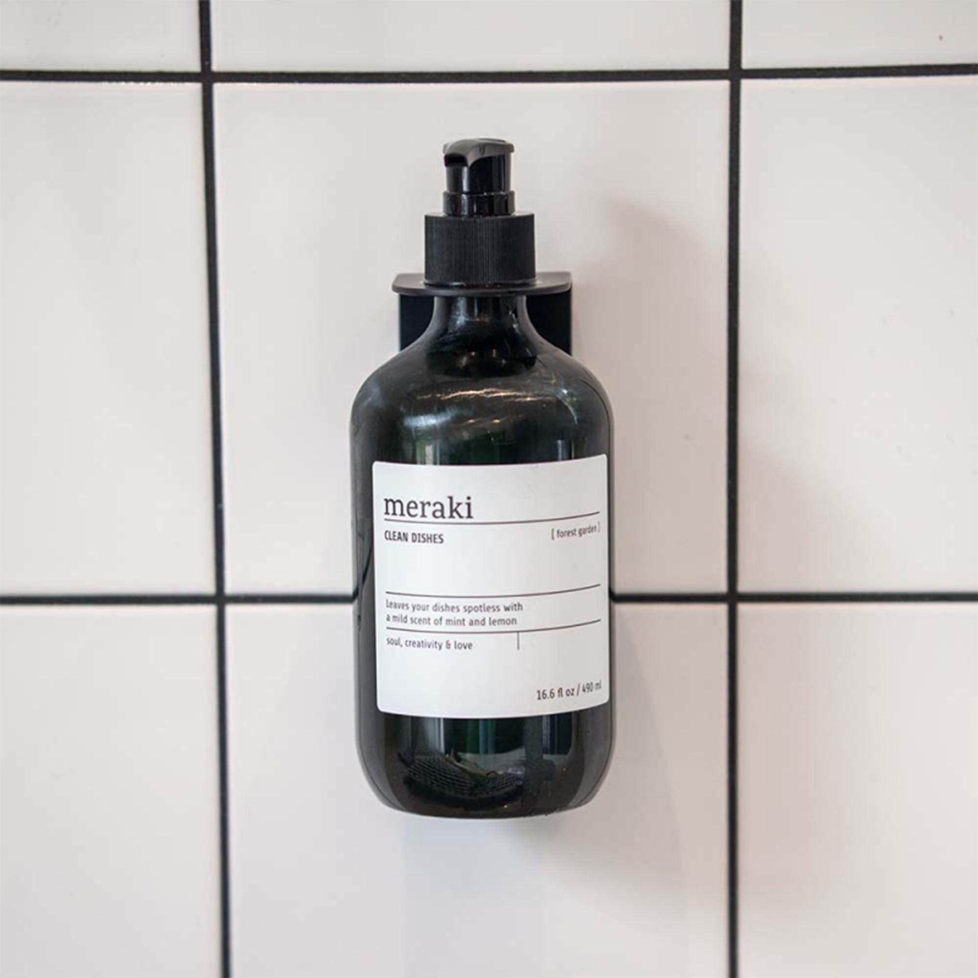 Base 200, Soap Pump Holder, Matt Black - Scandi Handles