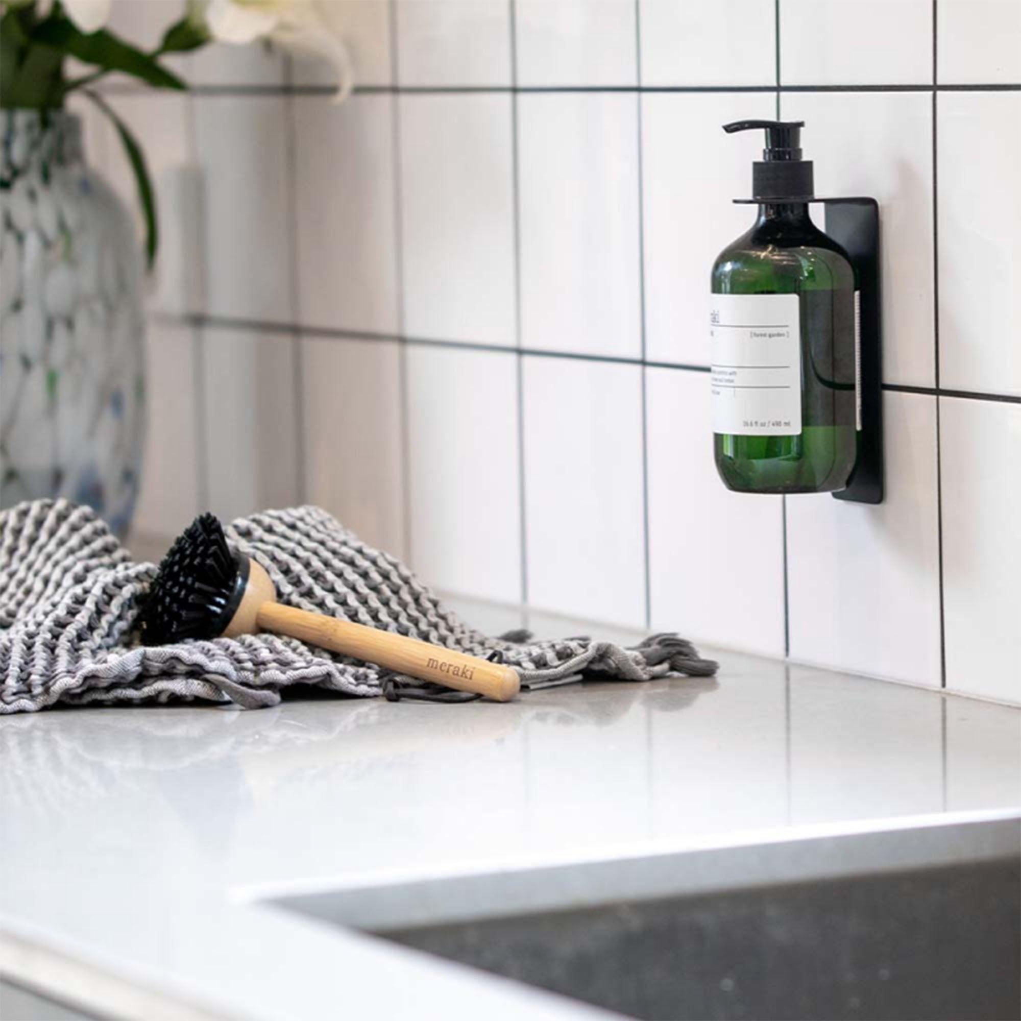 Base 200, Soap Pump Holder, Matt Black - Scandi Handles