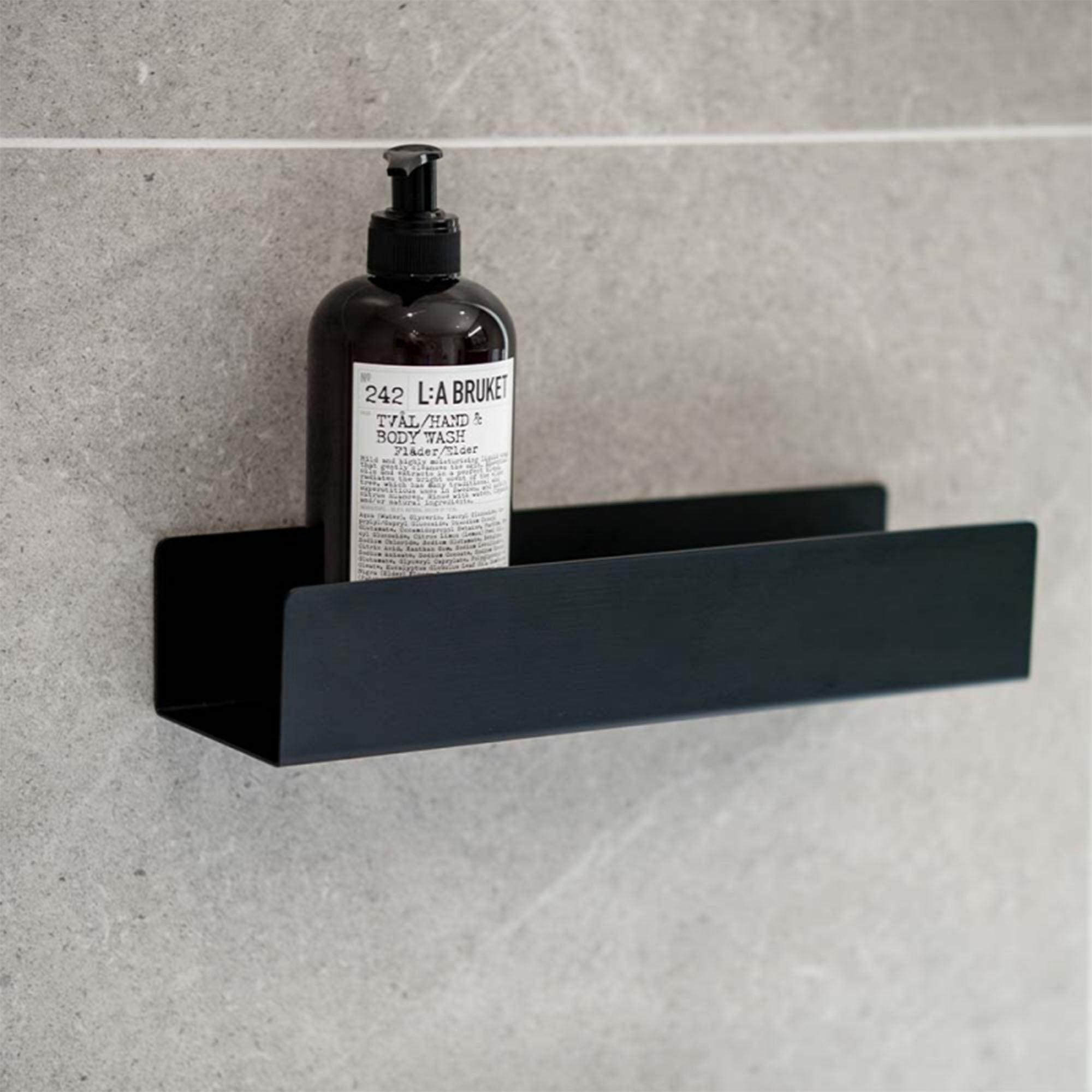 Base, Shower Shelf, Matt Black - Scandi Handles