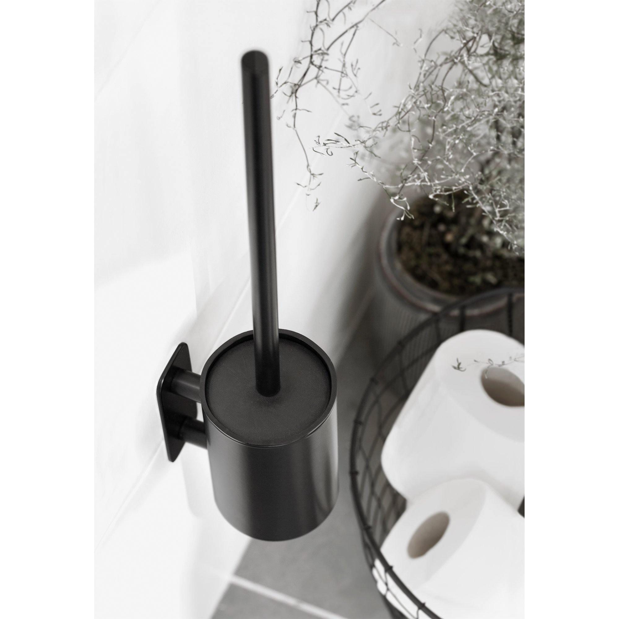 Solid,  Toilet Brush, Matt Black - Scandi Handles
