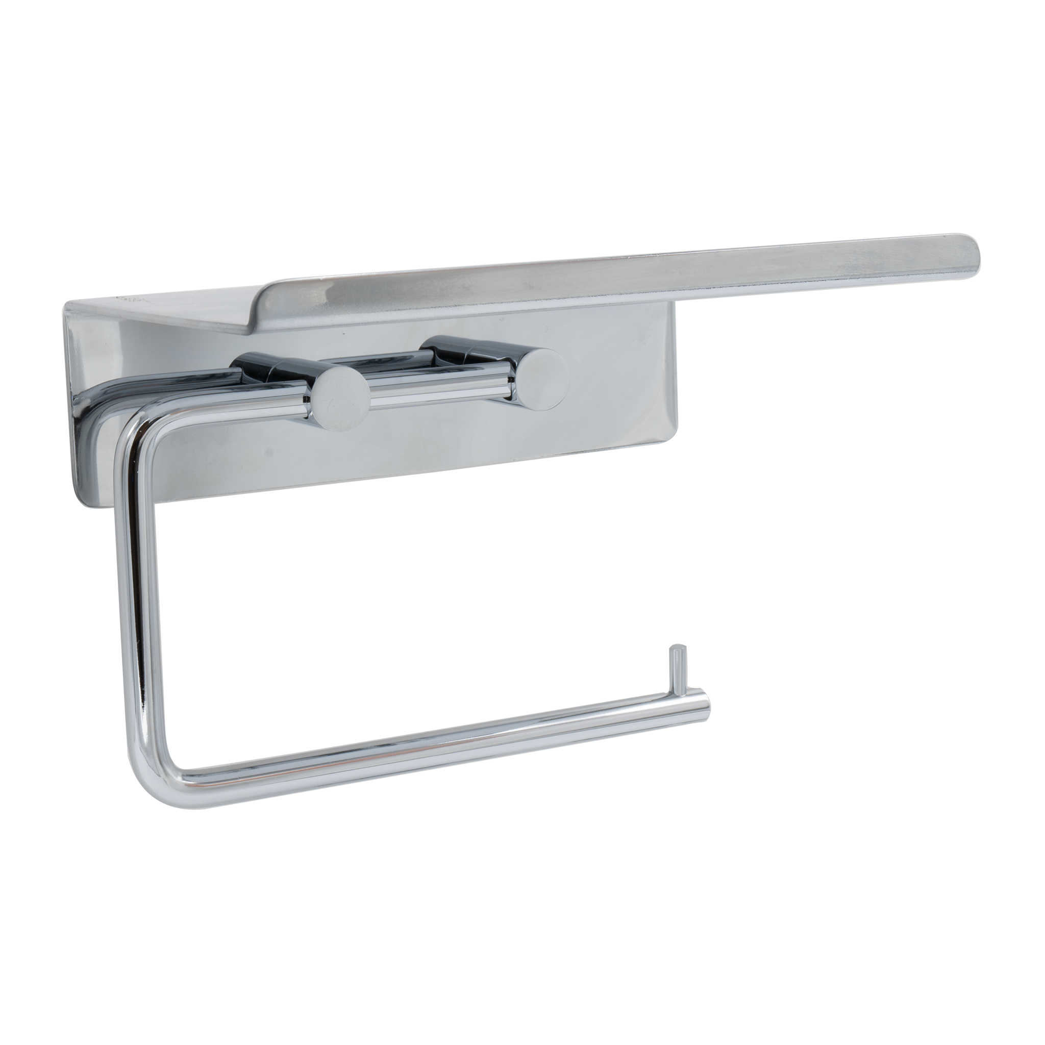 Toilet Roll Holder with Shelf | Base | 15cm