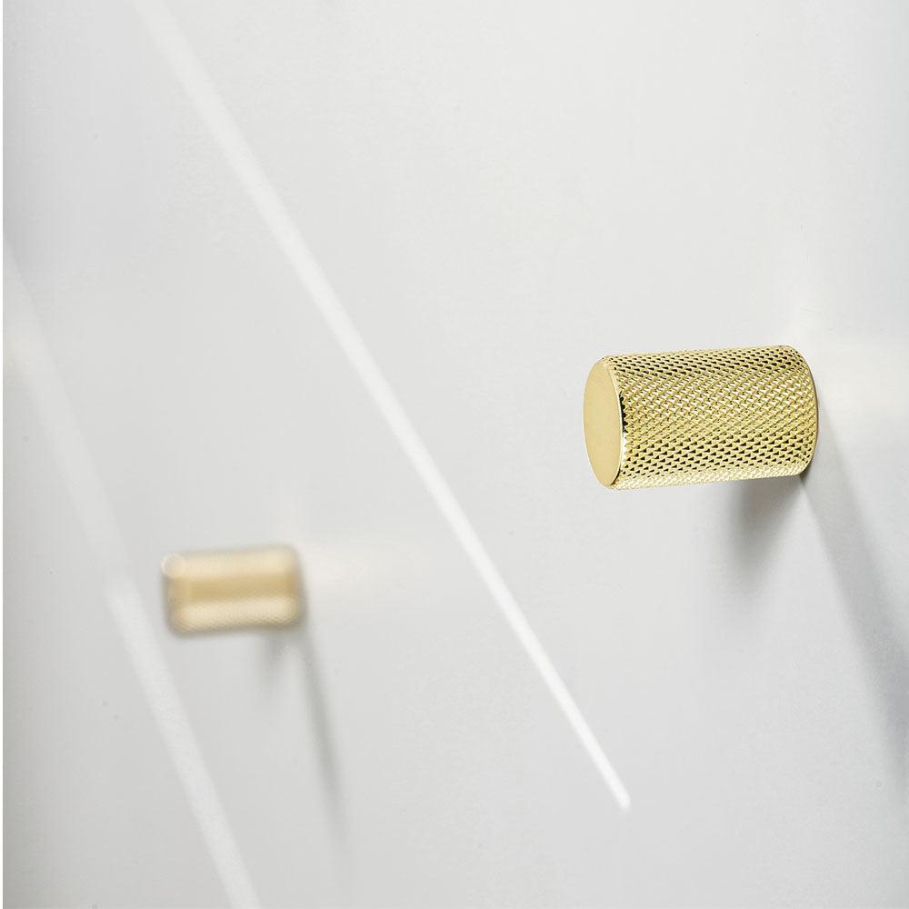 Knob Graf, 17mm, Brass - Scandi Handles