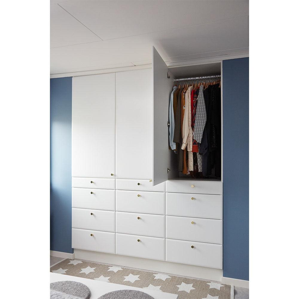 Knob 2078, 28mm, Polished Brass - Scandi Handles