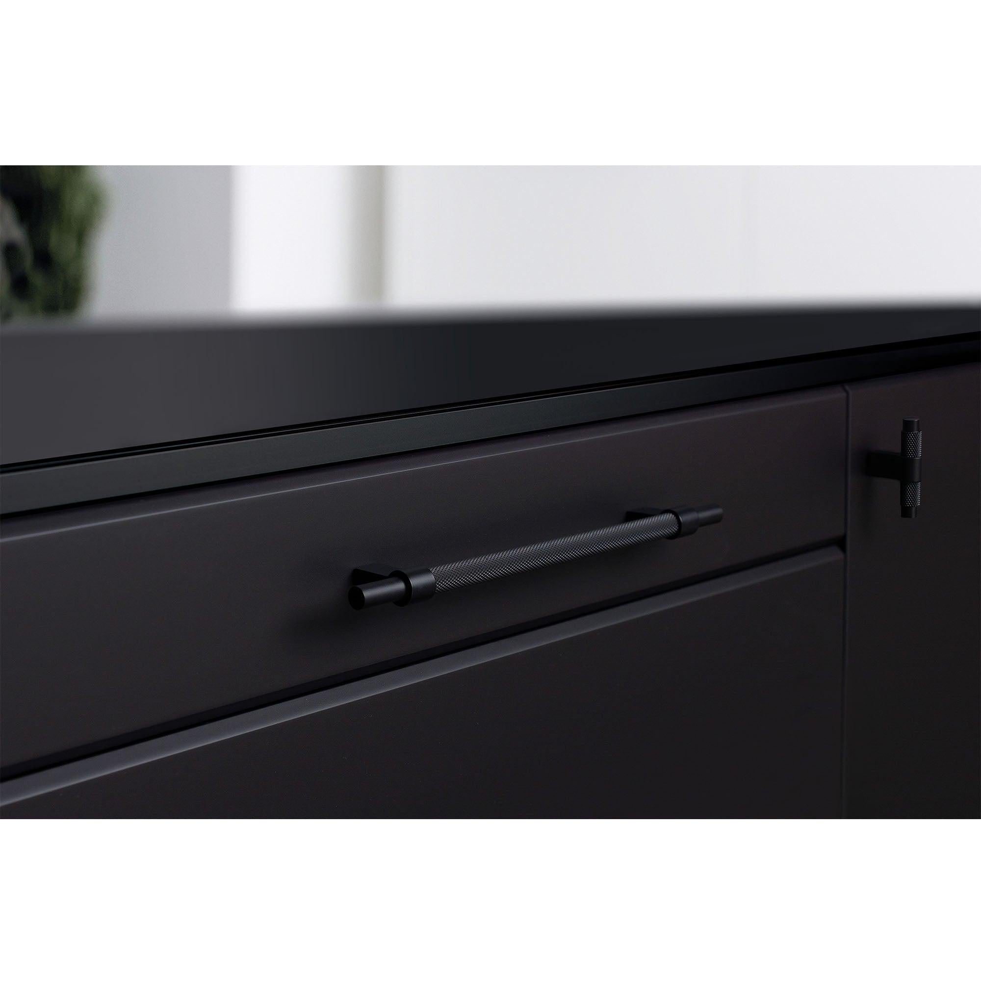 Handle Pitch, Matt black, available in different sizes (193/257mm) - Scandi Handles