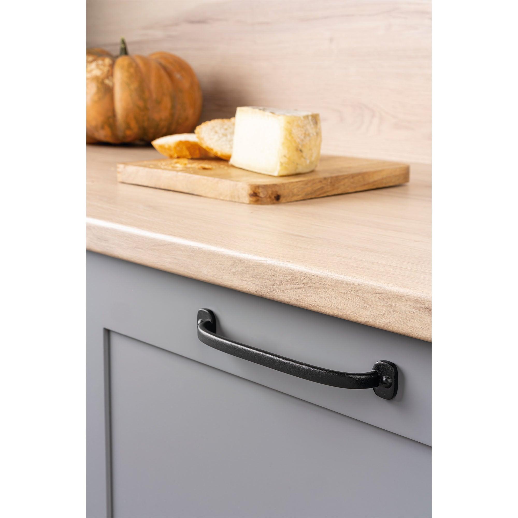 Handle Firm, Matt Black, available in different sizes (125.8/189.8/349.8mm) - Scandi Handles